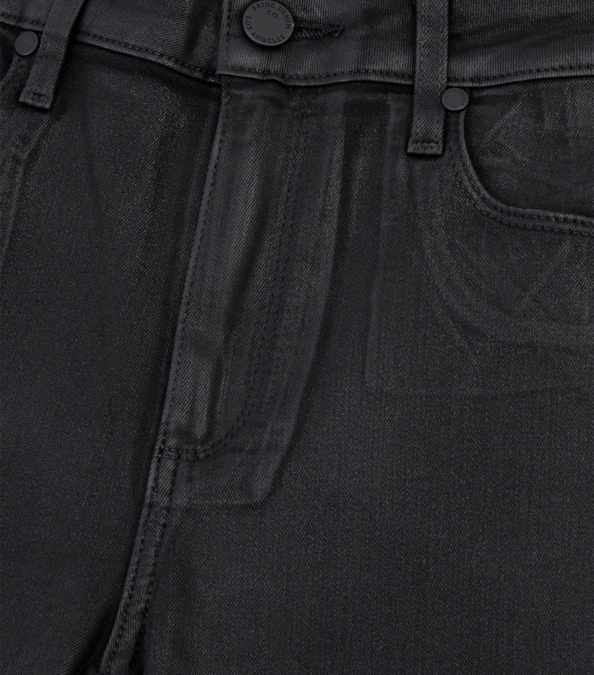 Hoxton Coated Skinny Jeans BLACK FOG LUXE Image 9