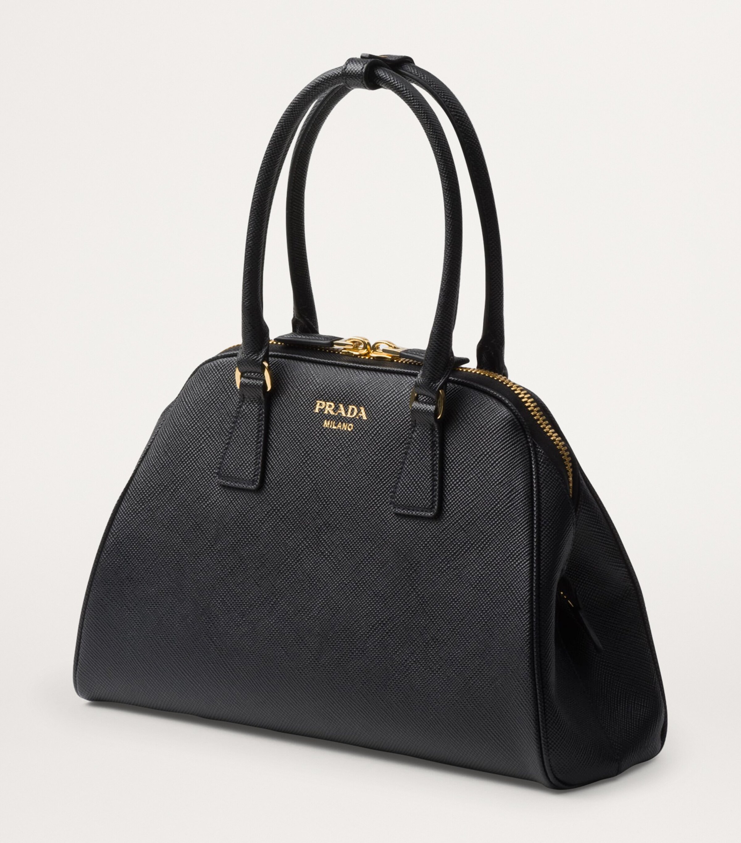 Medium Saffiano Leather Top-Handle Bag F0002 Image 6