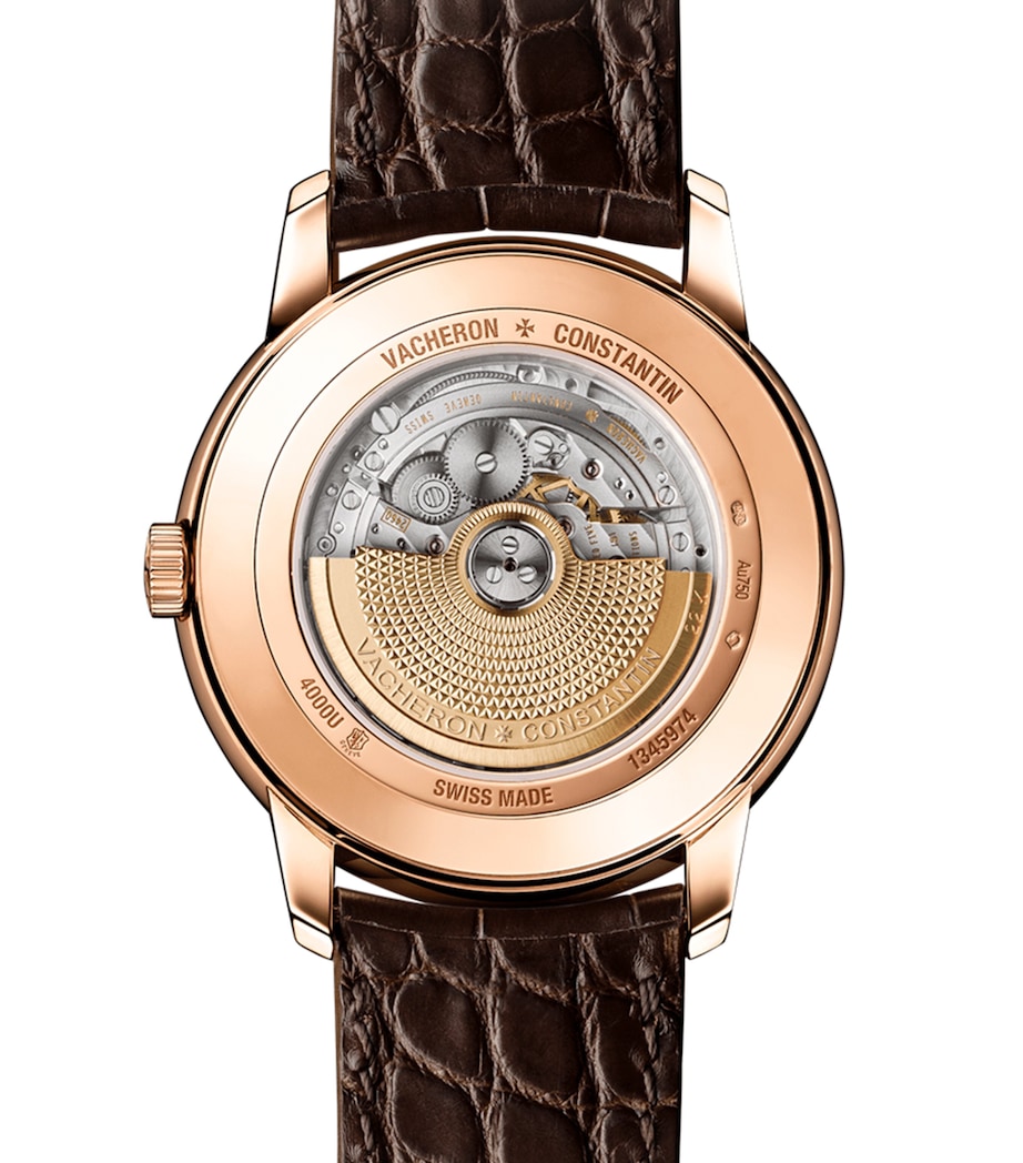 Rose Gold Patrimony Retrograde Day-Date Watch 42.5mm PINK GOLD Image 4