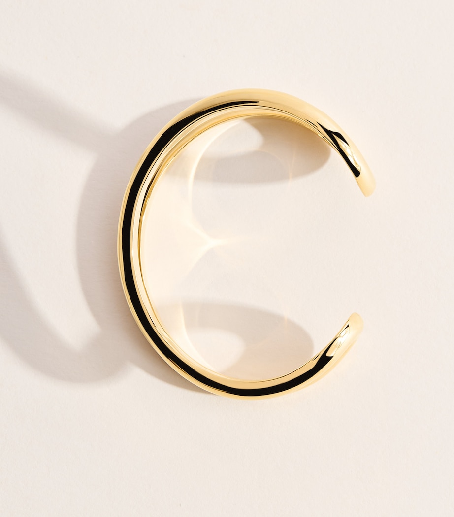 LIÉ STUDIO Gold Plated Maggie Cuff Bracelet Gold Image 3