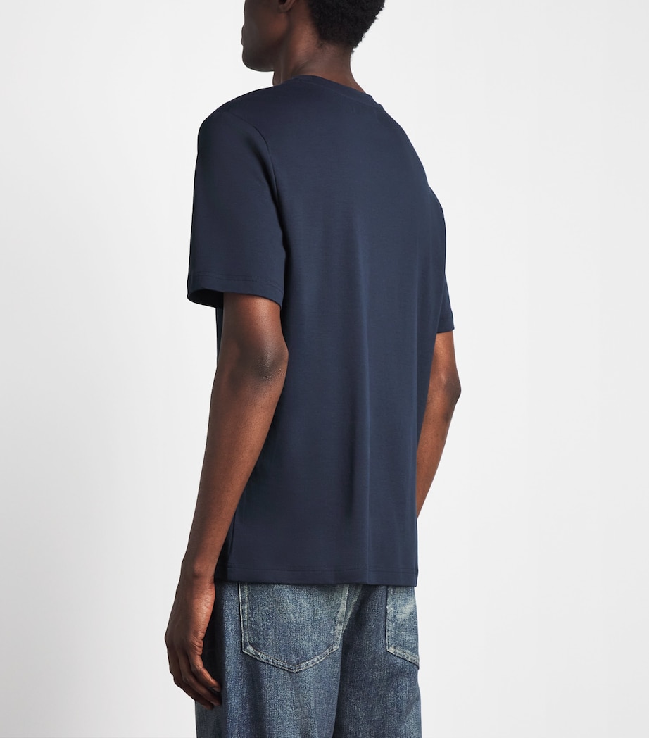 Samsøe Samsøe Mens Sajesper Logo T-Shirt Salute Image 5