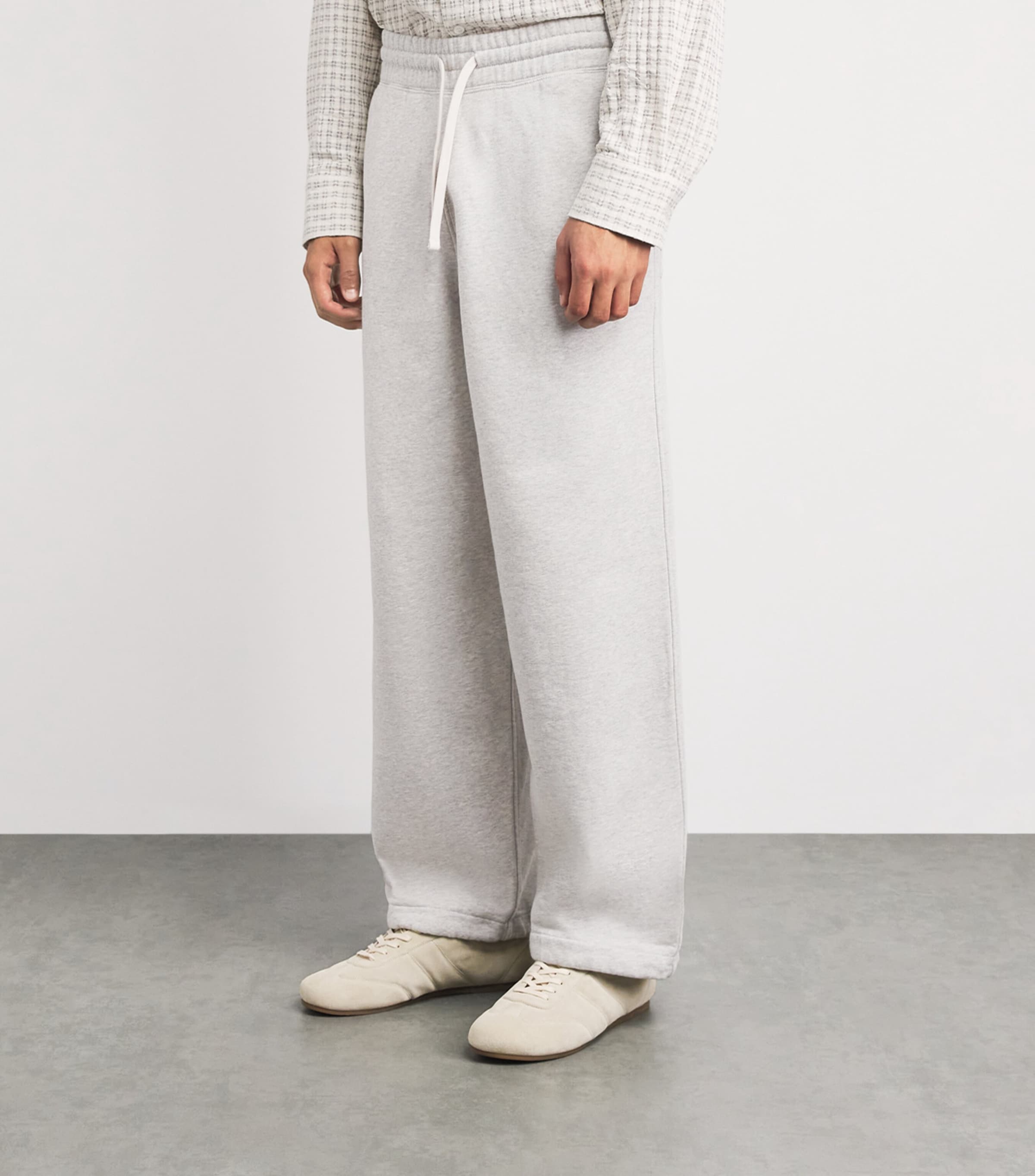 Picante Mens Organic Cotton Everyday Sweatpants Grey Marl Image 4