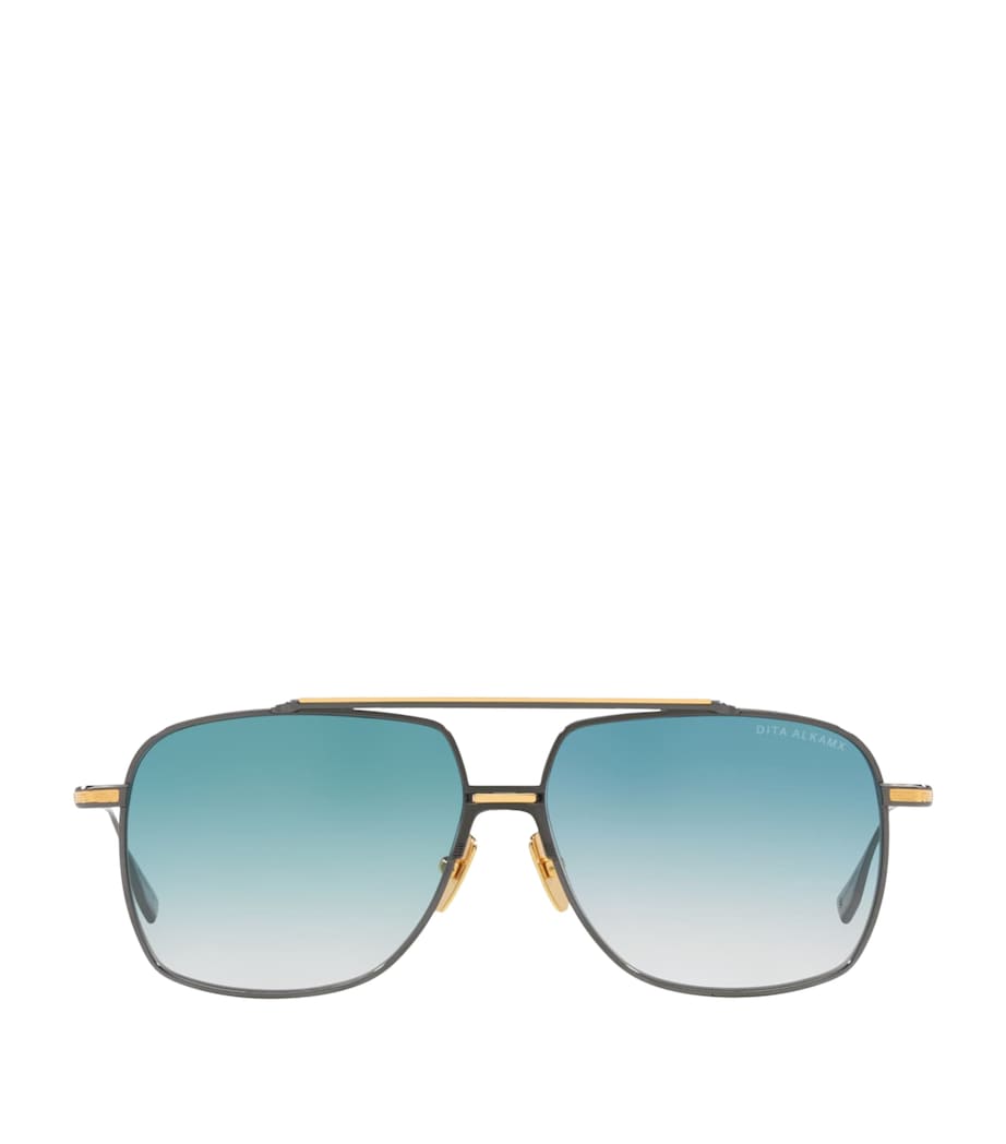 DITA Metal Alkamx Aviator Sunglasses Black Image 1