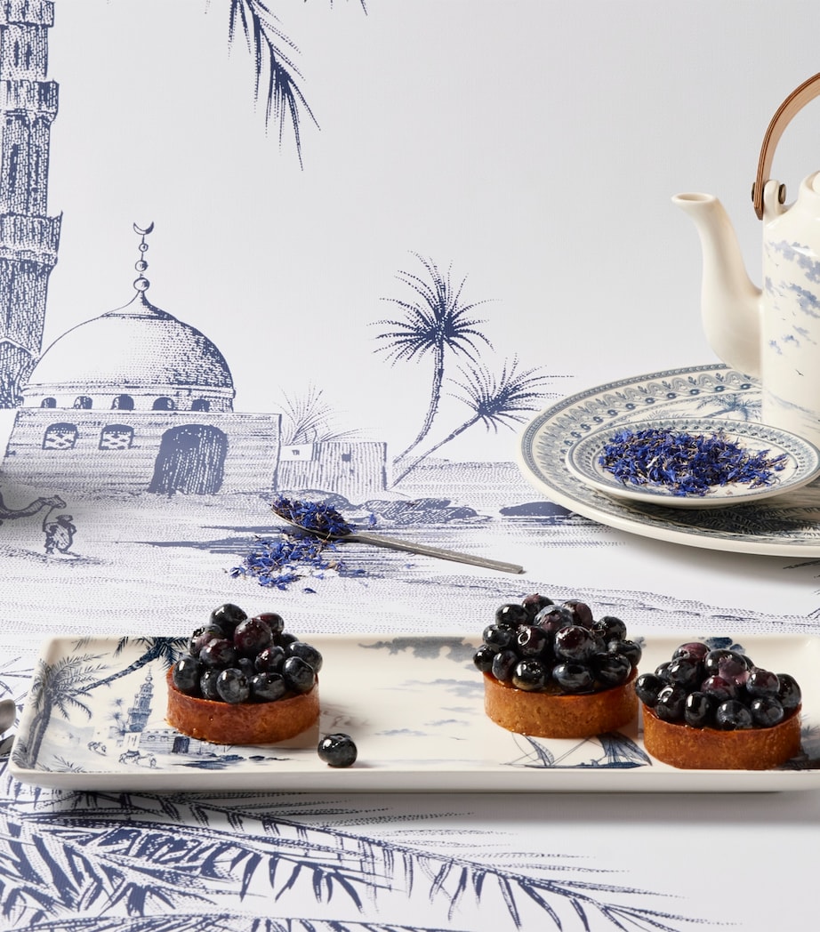 Set of 2 Ceramic Dépareillé Bowls (13.5cm) BLUE Image 3