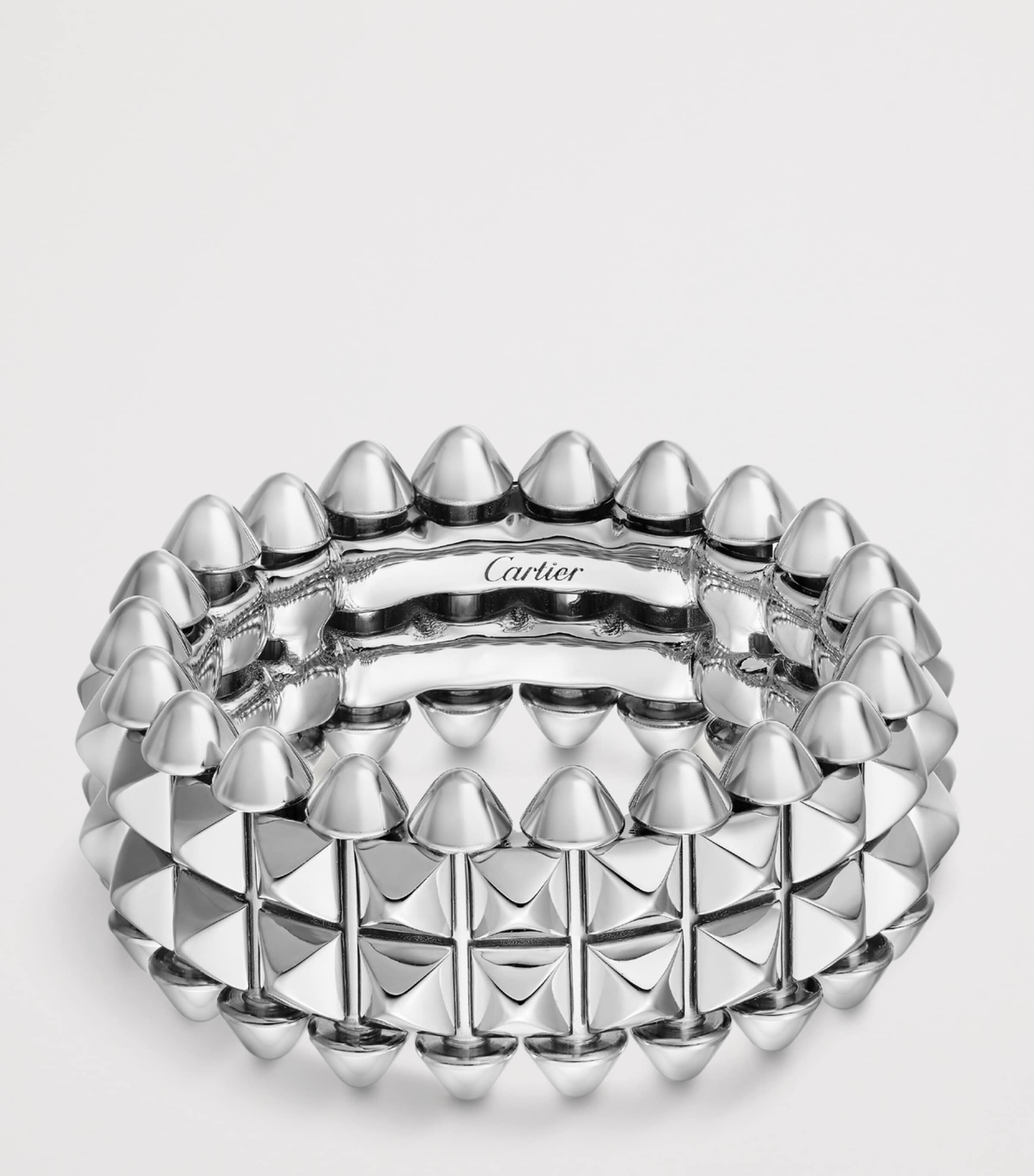 Cartier White Gold Double Clash de Cartier Ring White Gold Image 3