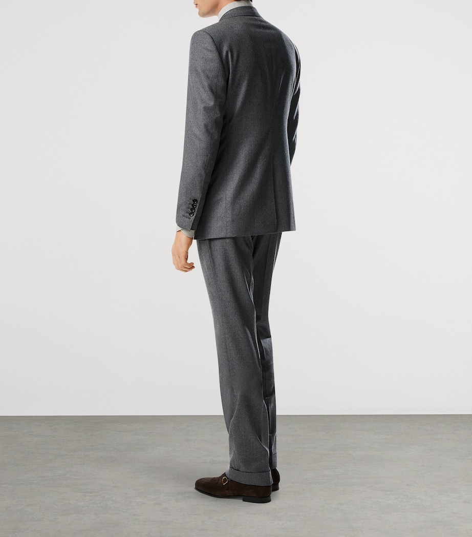 Virgin Wool Double-Breasted Blazer TAZ Image 3