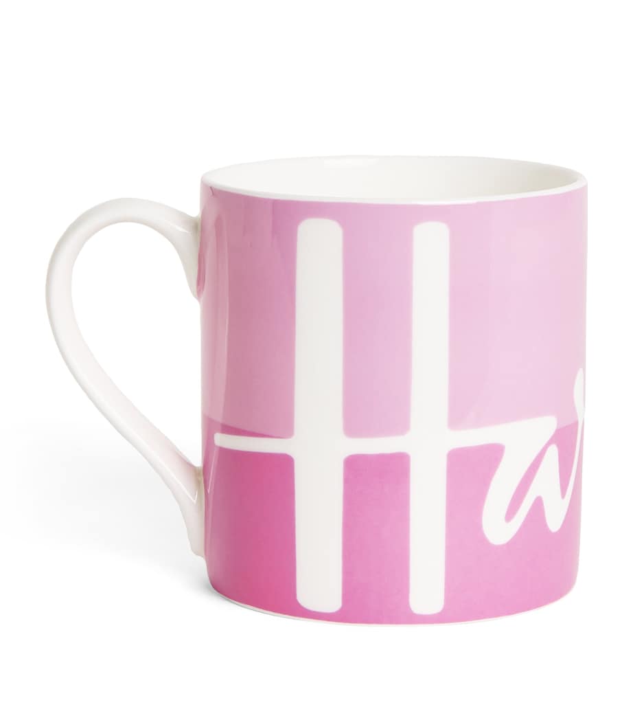 Ceramic Logo Mug PINK/RED Image 1