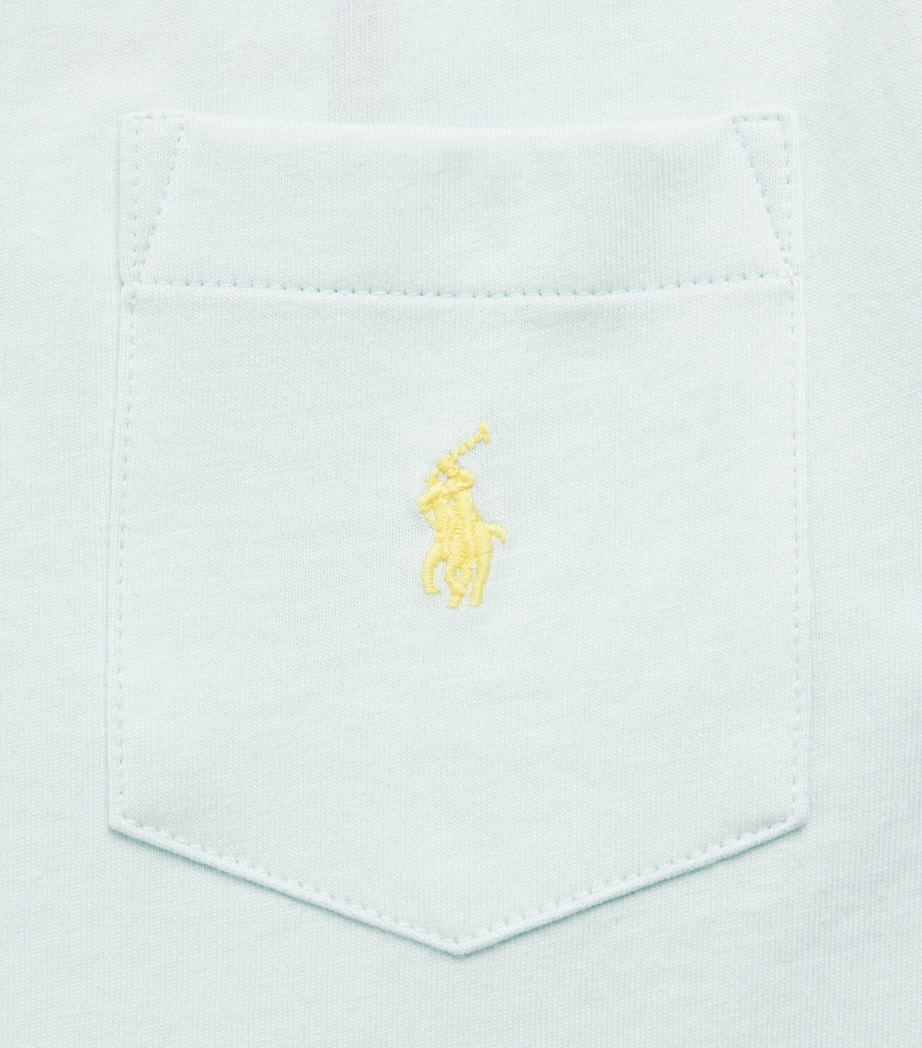 Ralph Lauren Kids Cotton Polo Pony T-Shirt (7-14 Years) Blue Image 3