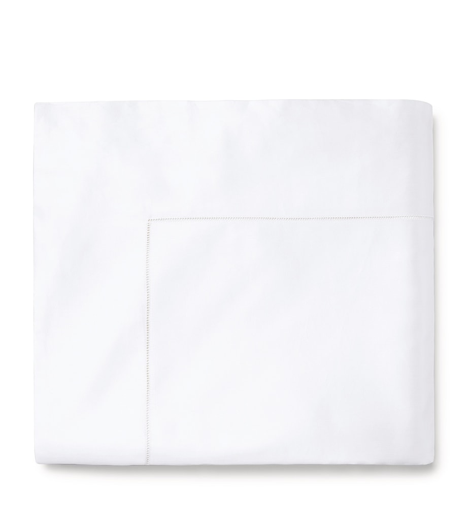 Giza 45 Super King Flat Sheet (300cm x 270cm) WHITE Image 2