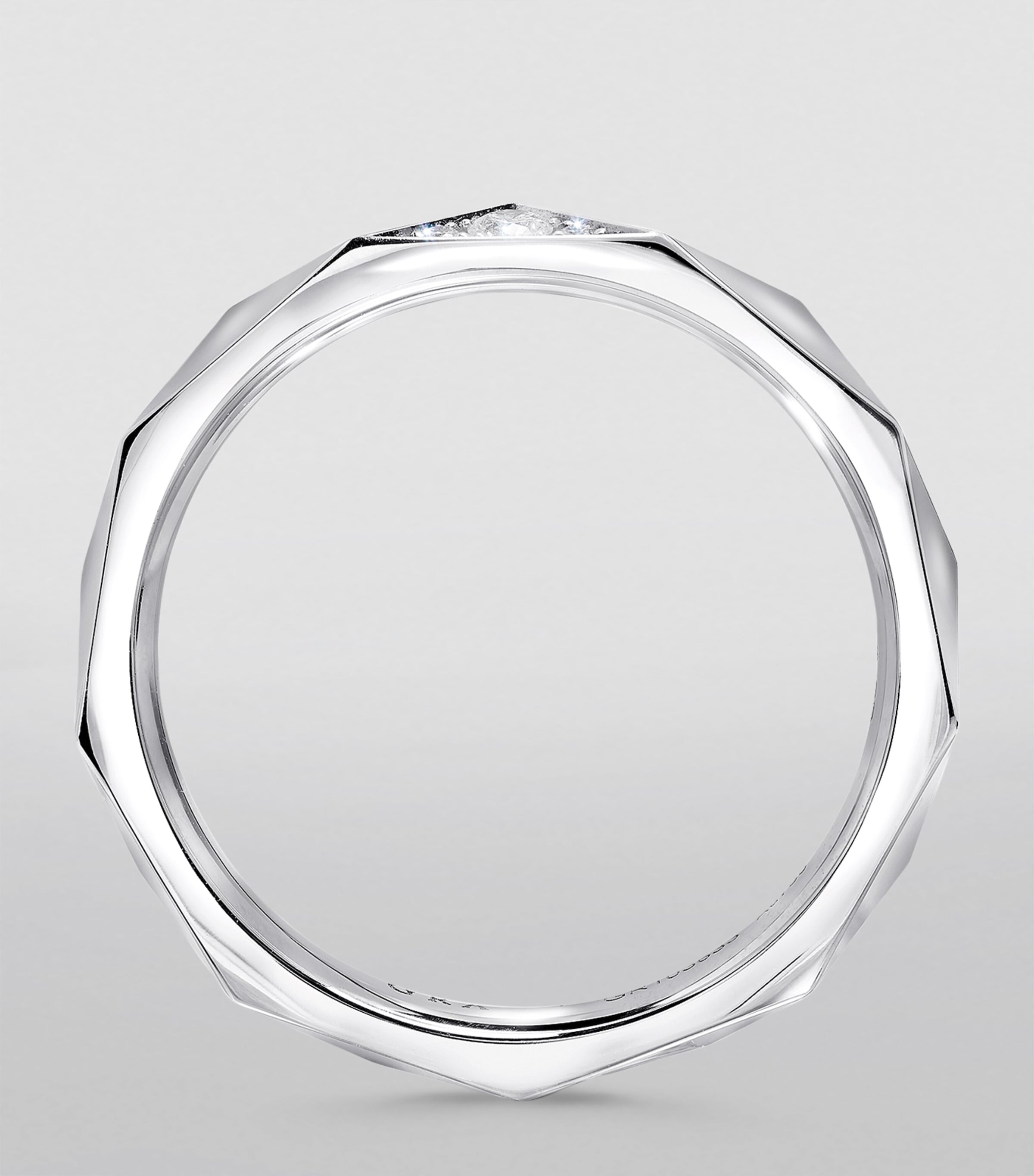 White Gold and Diamond Laurence Graff Signature Ring WHITE GOLD Image 5