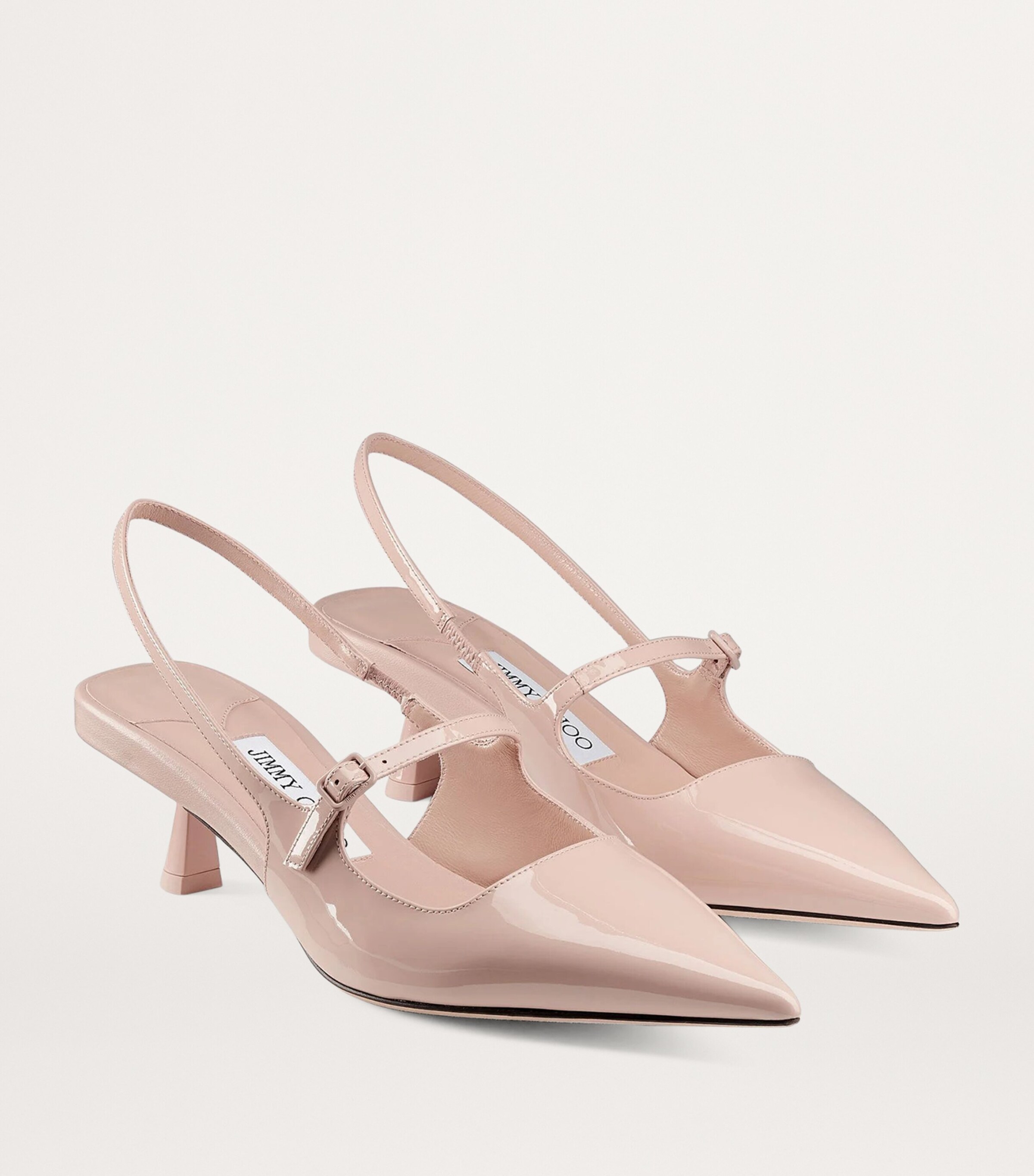 Heeled Jimmy Choo Jin 45 Jimmy Choo Nude Didi 45 Leather Slingback Pumps  Harrods SG