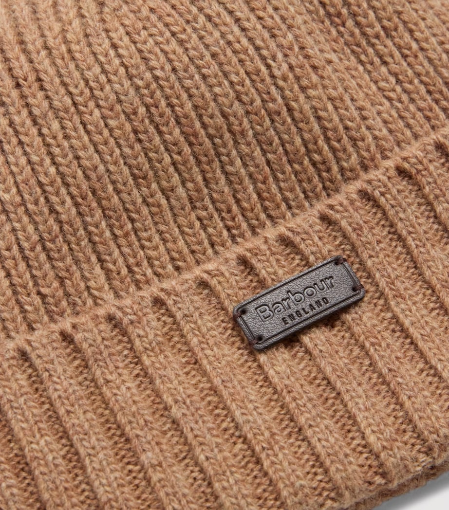 Lambswool-Blend Kelson Beanie SANDSTONE Image 3