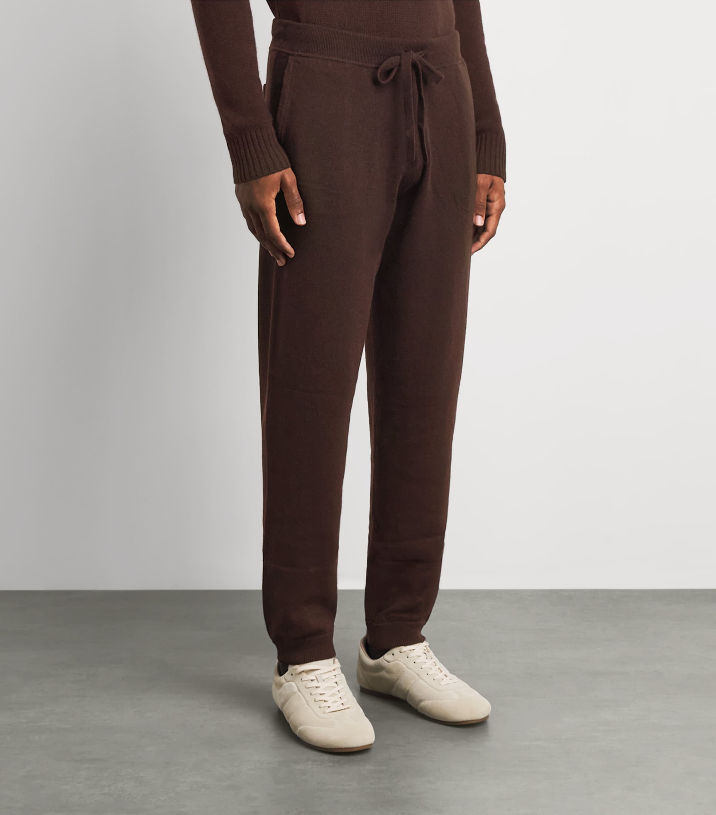 Allude Mens Virgin Wool-Cashmere Sweatpants Image 4
