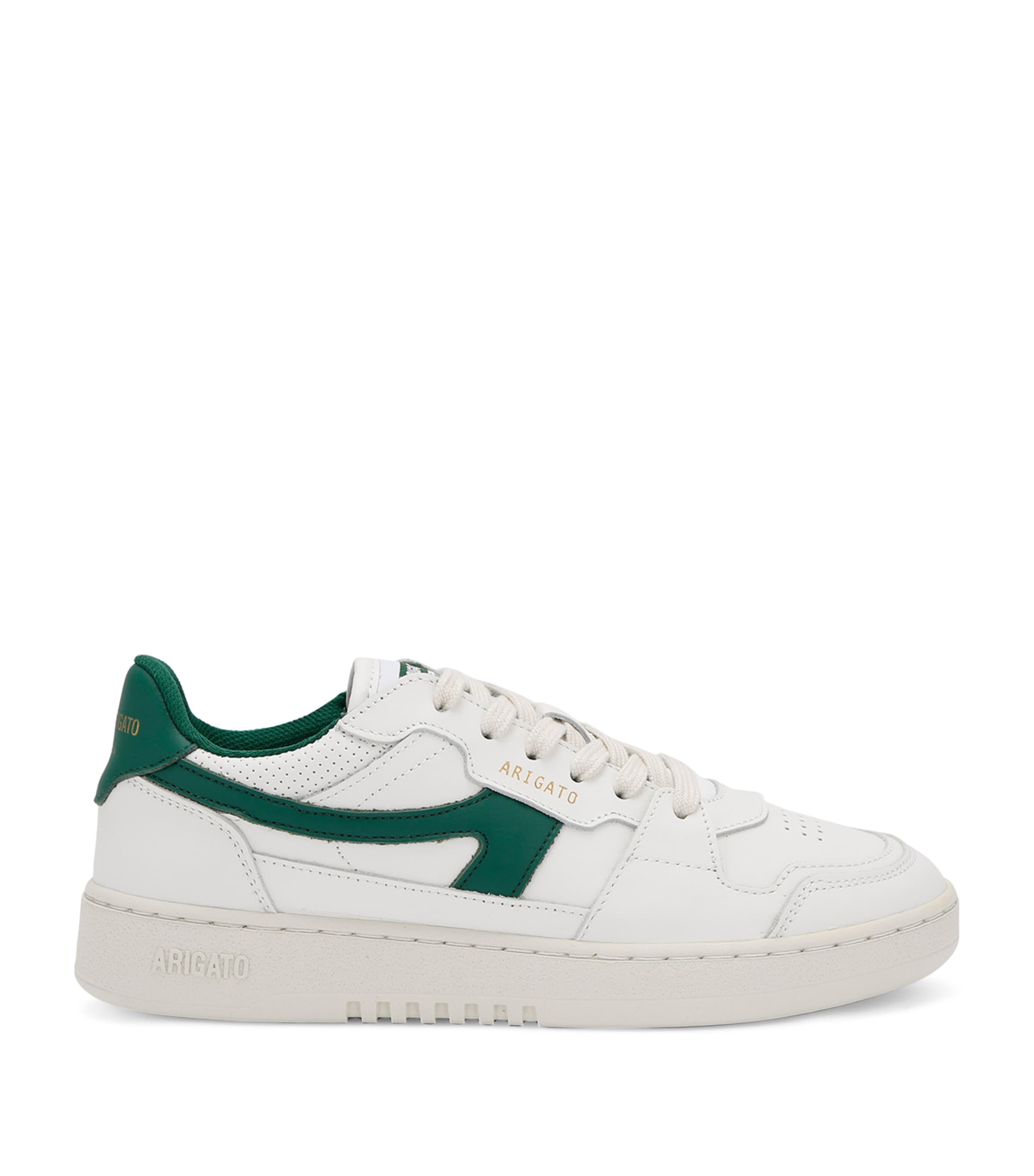 Axel Arigato Dice-a Panelled Leather And Suede Low-top Trainers In White