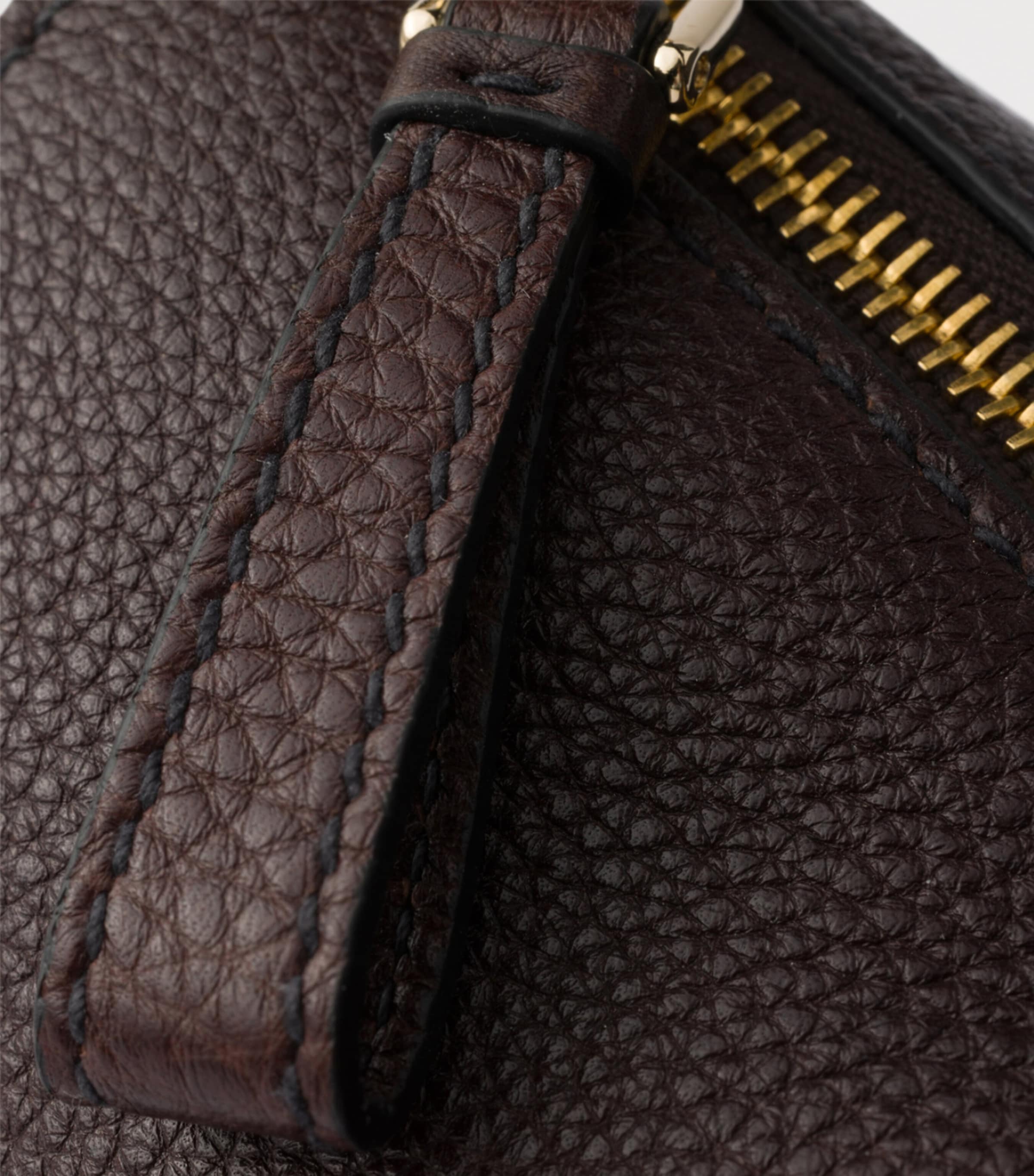 Prada Small Leather Shoulder Bag Brown Image 5