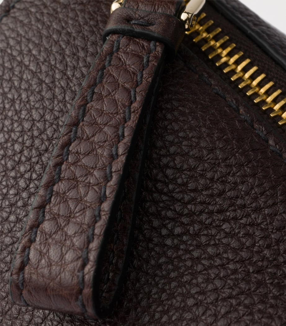 Prada Small Leather Shoulder Bag Brown Image 5