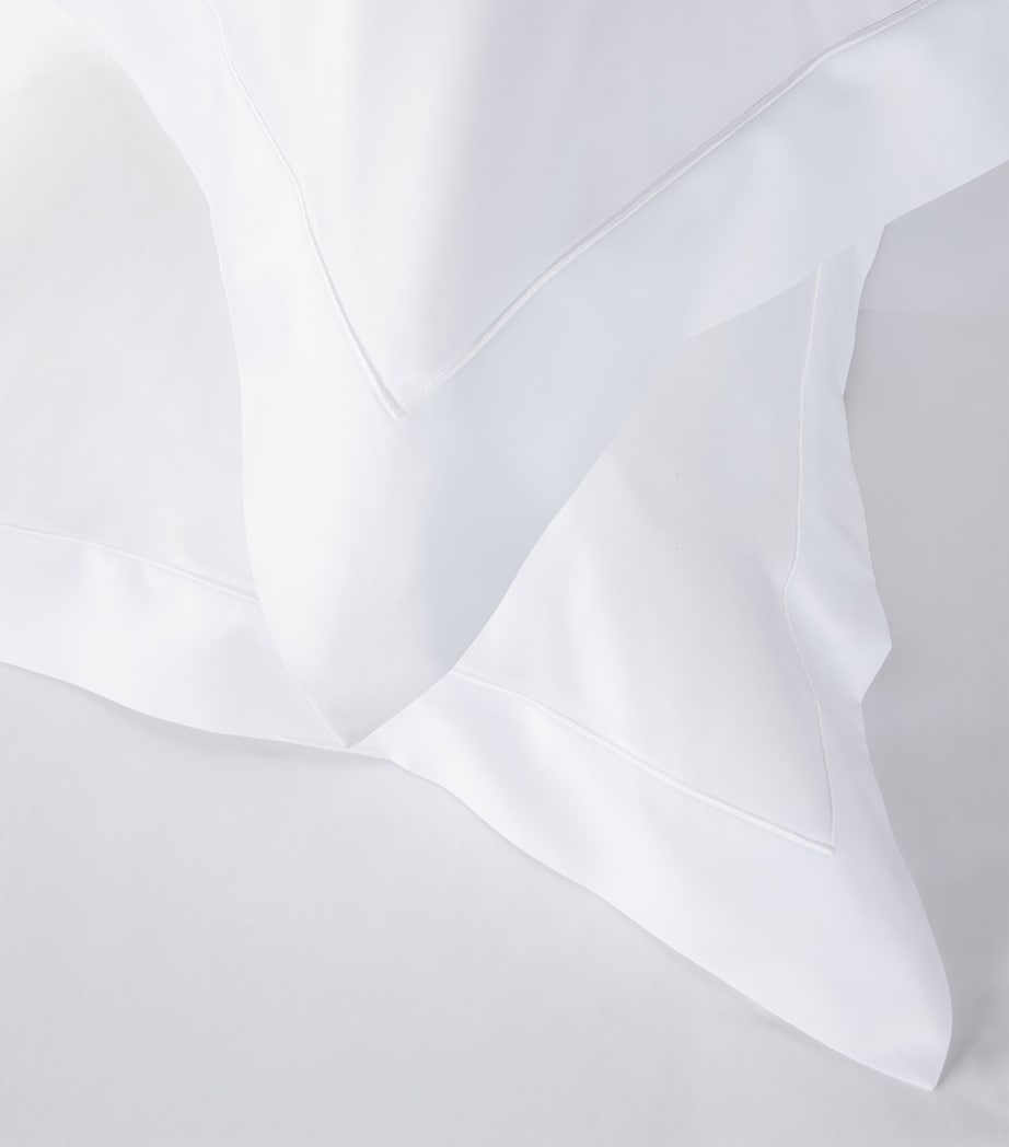Bourdon Oxford Pillowcase (50cm x 75cm) WHITE Image 7