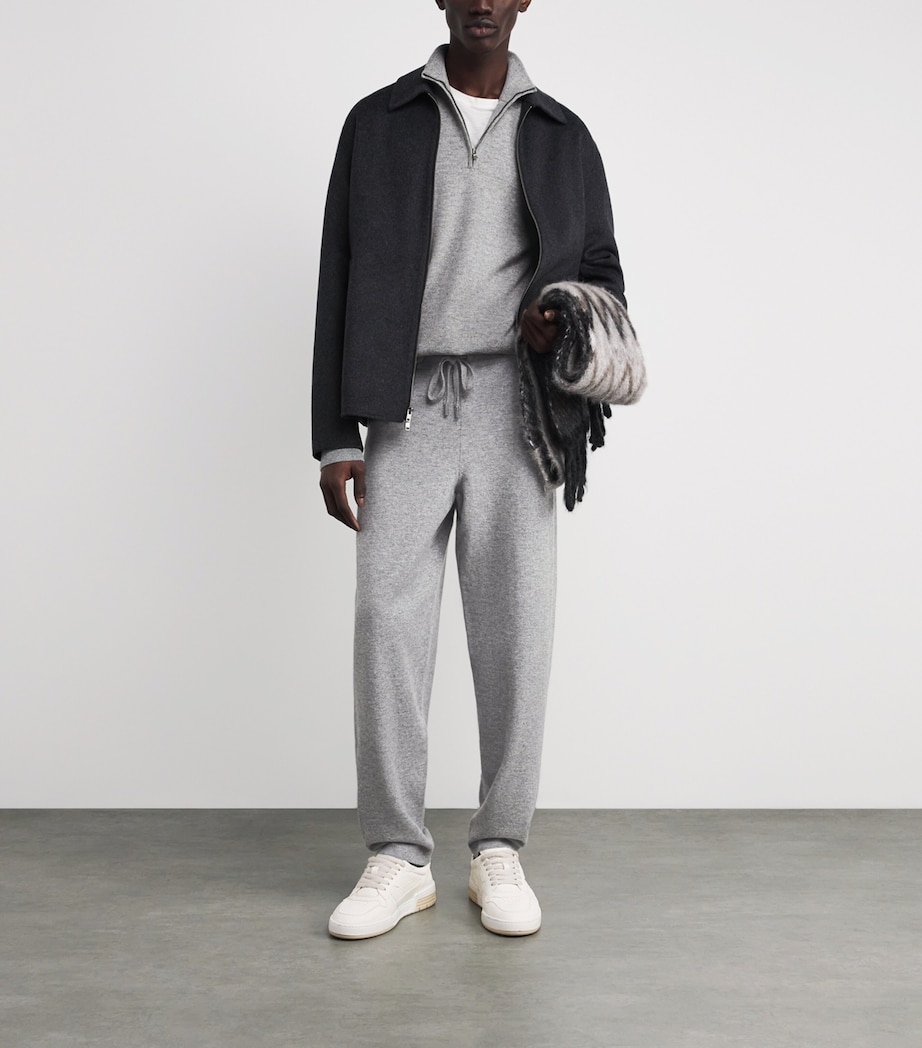 Cashmere Quarter-Zip Rory Sweater HA0308 LIGHT GREY Image 2