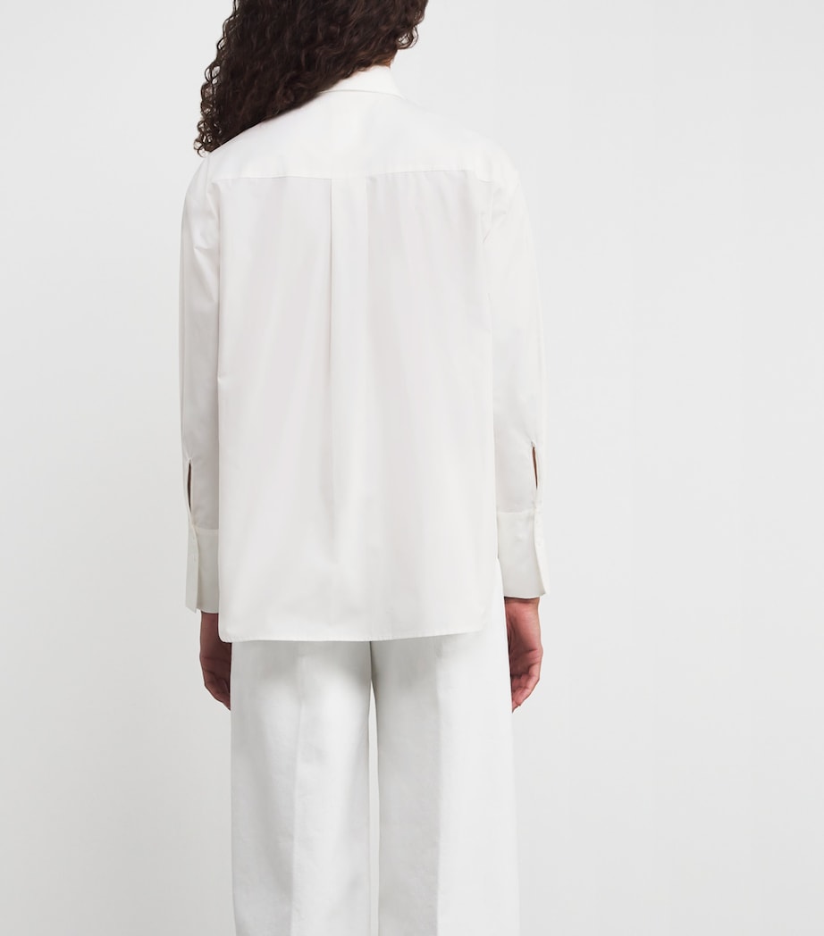 Cotton Poplin Shirt OPTICAL WHITE Image 4