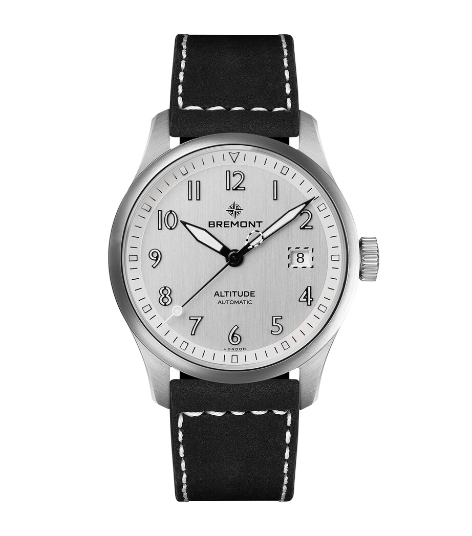 Bremont Stainless Steel Altitude Date Watch 39mm Silver Image 1