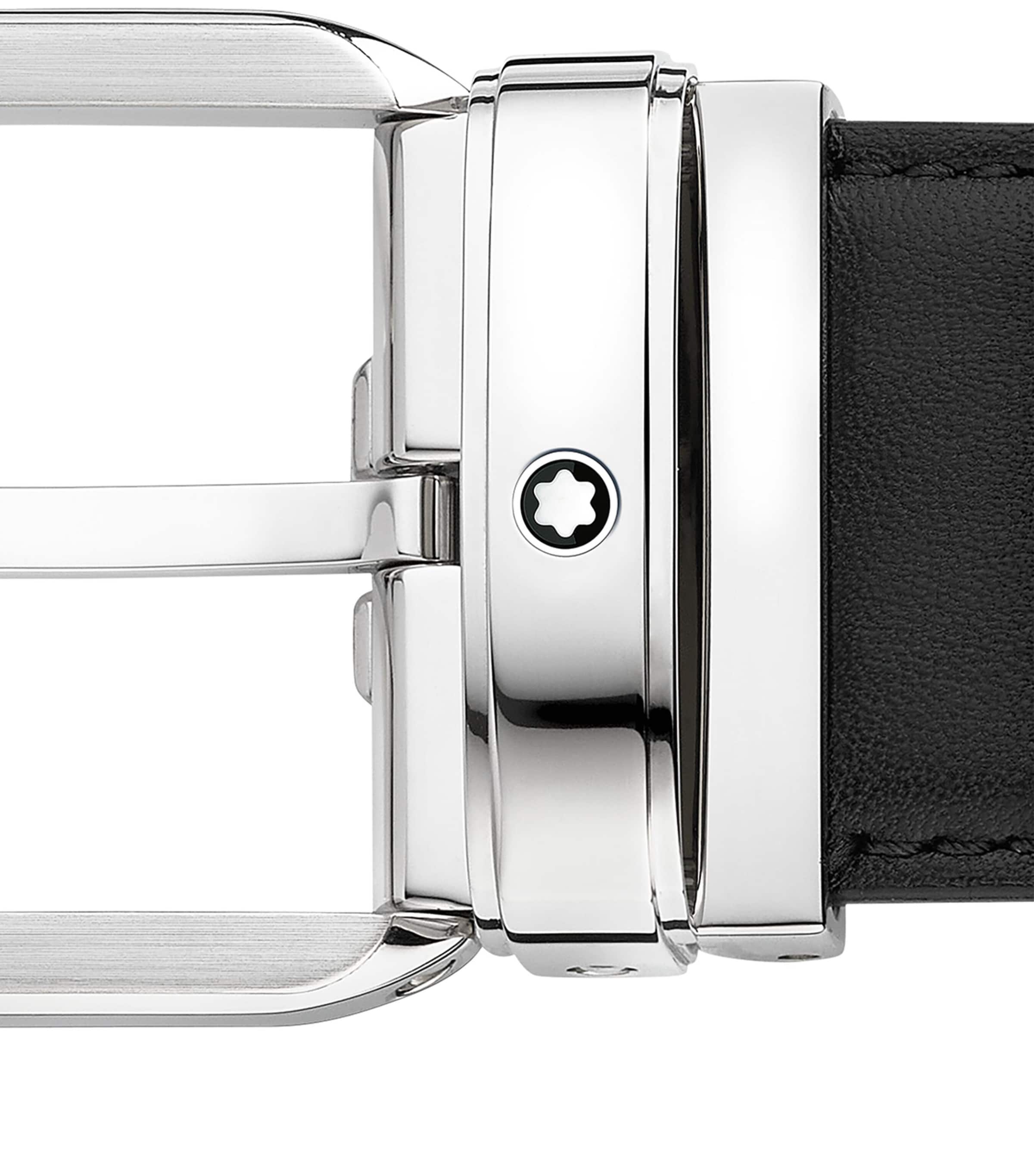 Montblanc Leather Belt Black Image 3