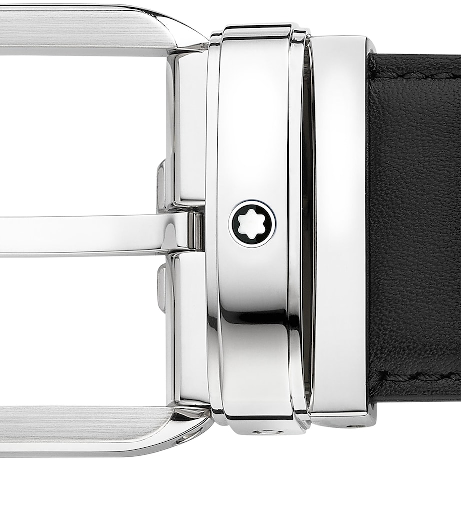 Montblanc Leather Belt Black Image 3
