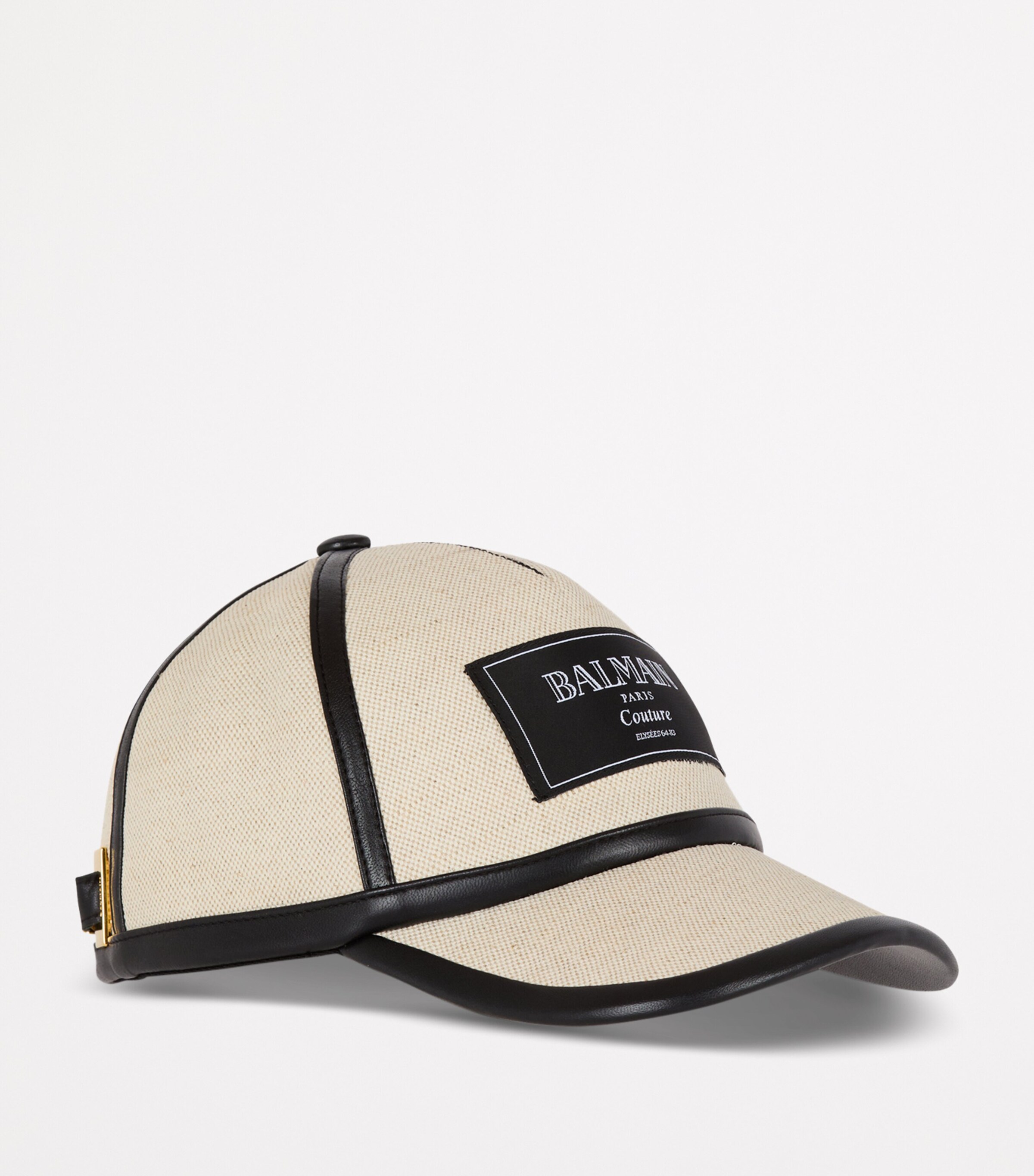 Canvas Couture Label Cap GBA BEIGE/NOIR Image 4
