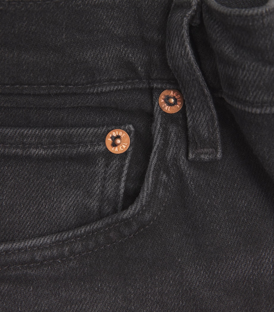 AGOLDE Womens Harper Mid-Rise Straight Jeans Hush Image 5