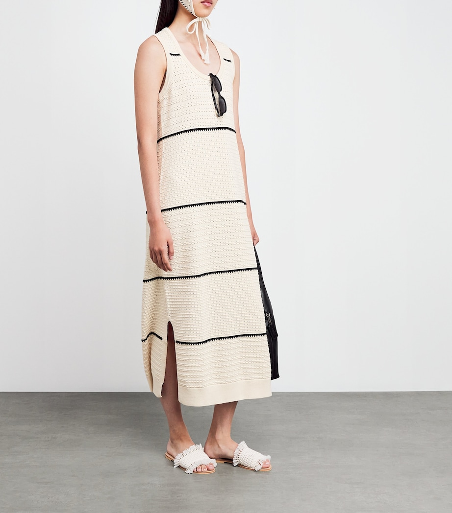 Scoop-Neck Scott Midi Dress BIRCH Image 2