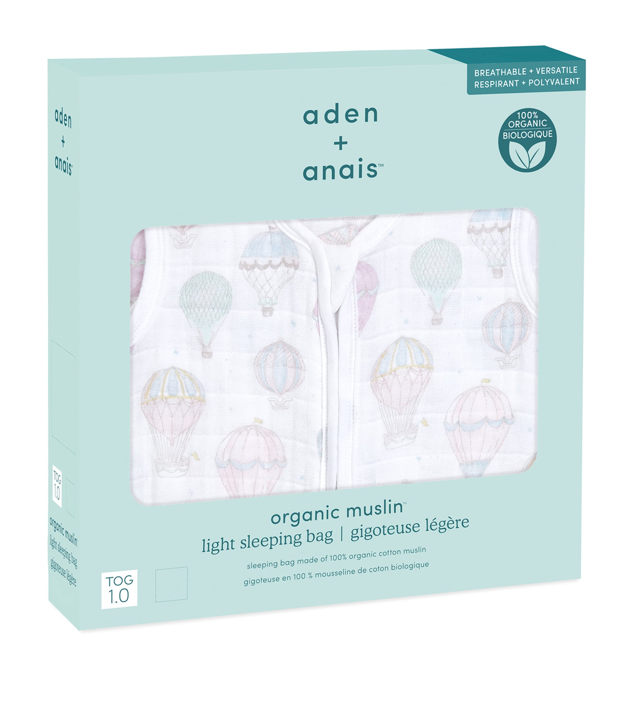 Above The Clouds Sleeping Bag PINK/WHITE Image 3