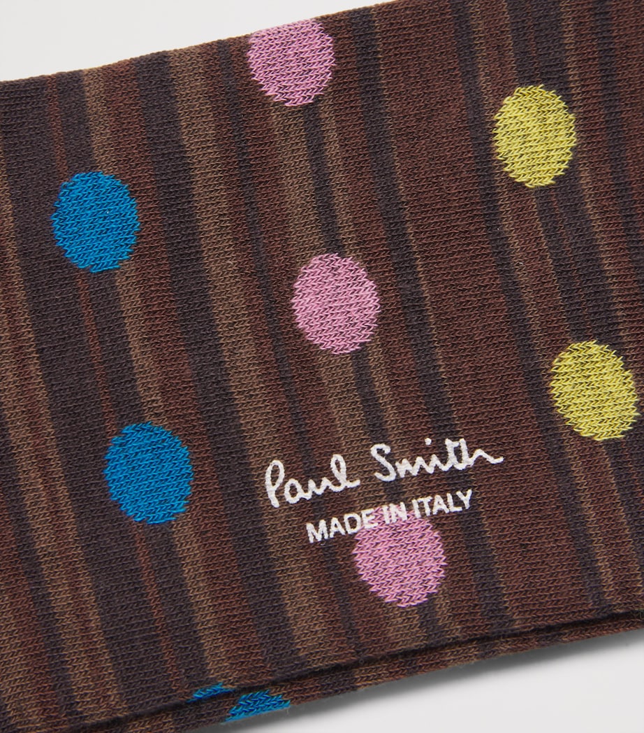 Cotton-Blend Kinsley Socks BROWN Image 2