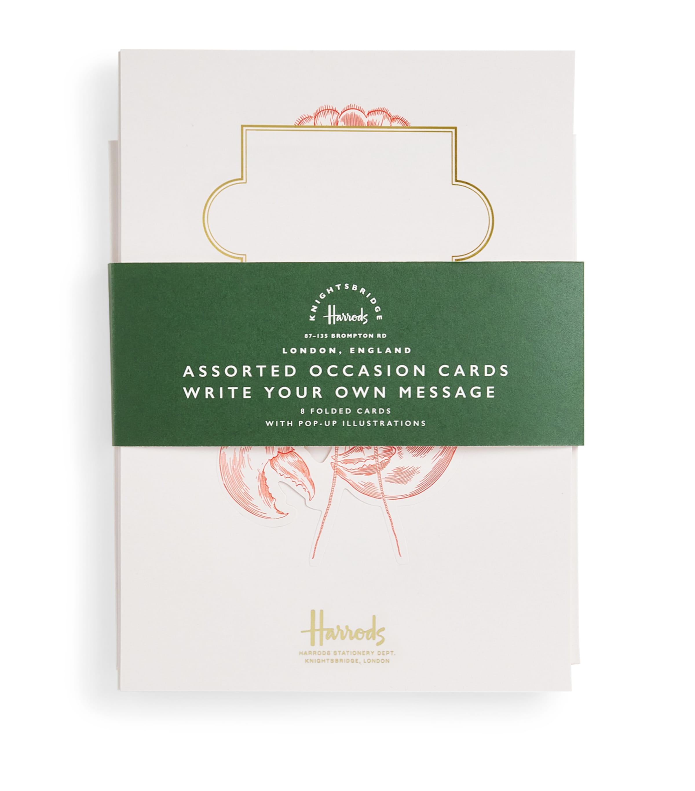 Harrods Set Of 8 Character Greeting Cards