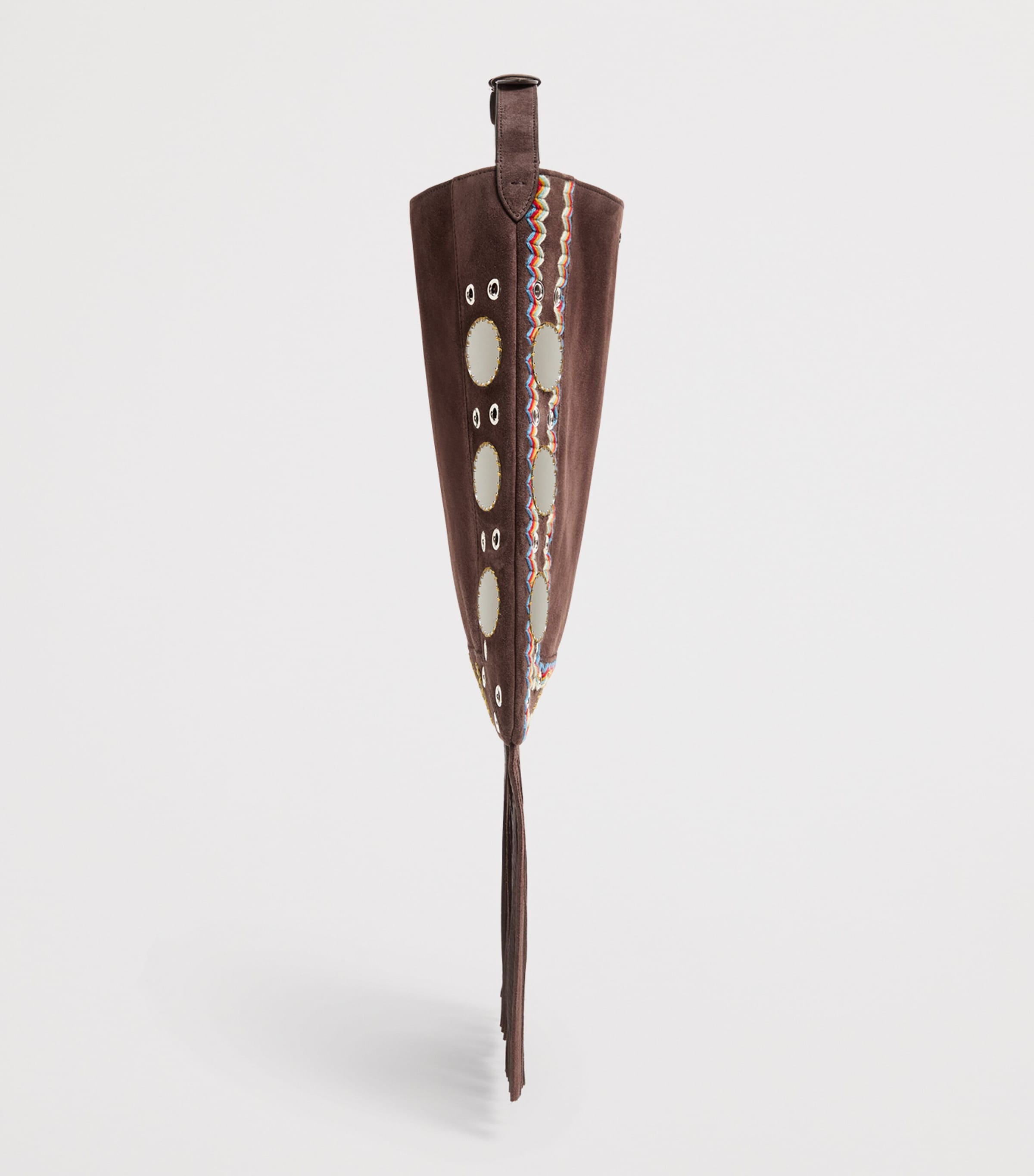 Suede Embellished Nellcôte Shoulder Bag RCB Image 5