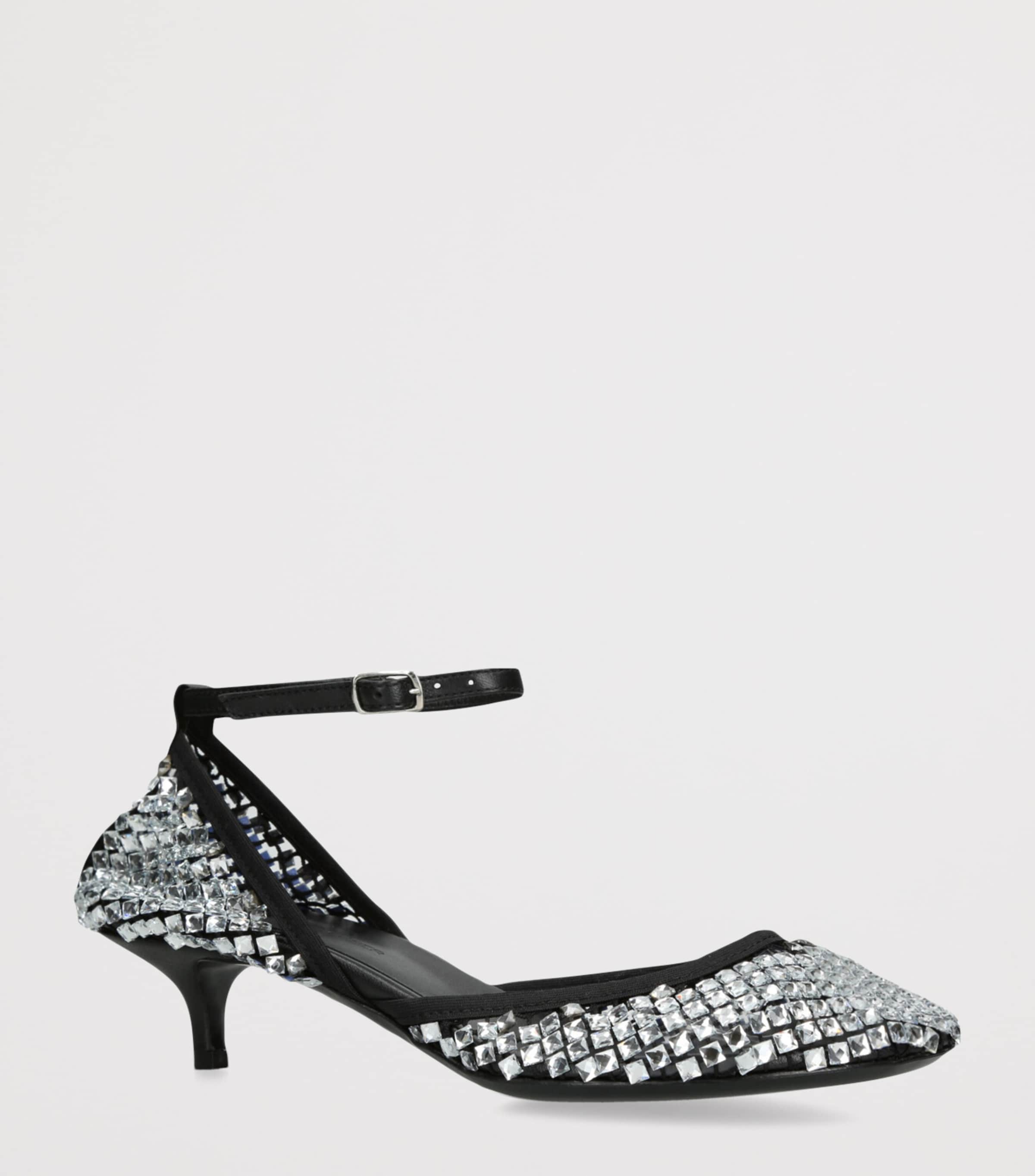 Christopher Esber Embellished Minette Mary Jane Heeled Sandals 75 Black Image 3