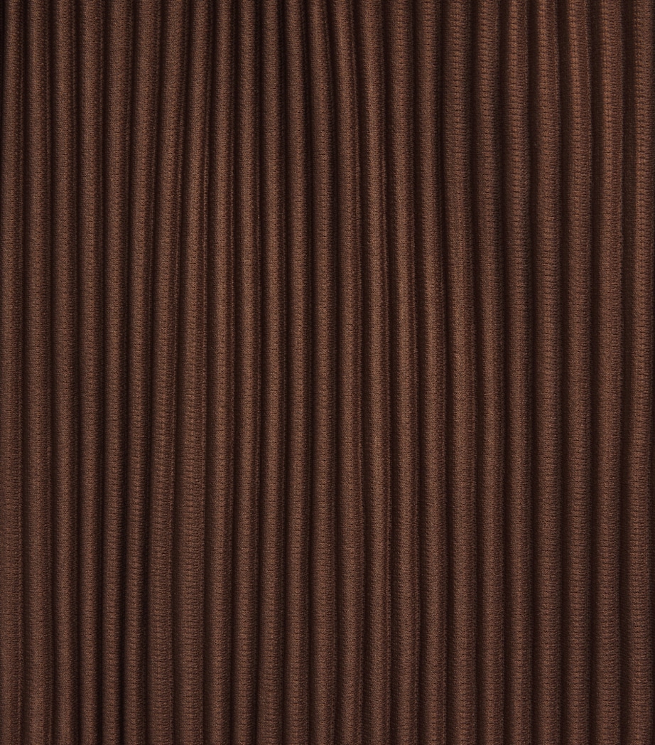 Homme Plissé Issey Miyake Mens Pleated Shorts Anchor Brown Image 6