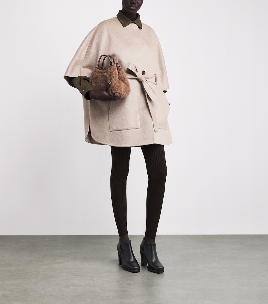 Leather Lace-Up Ankle Boots BLACK Image 6