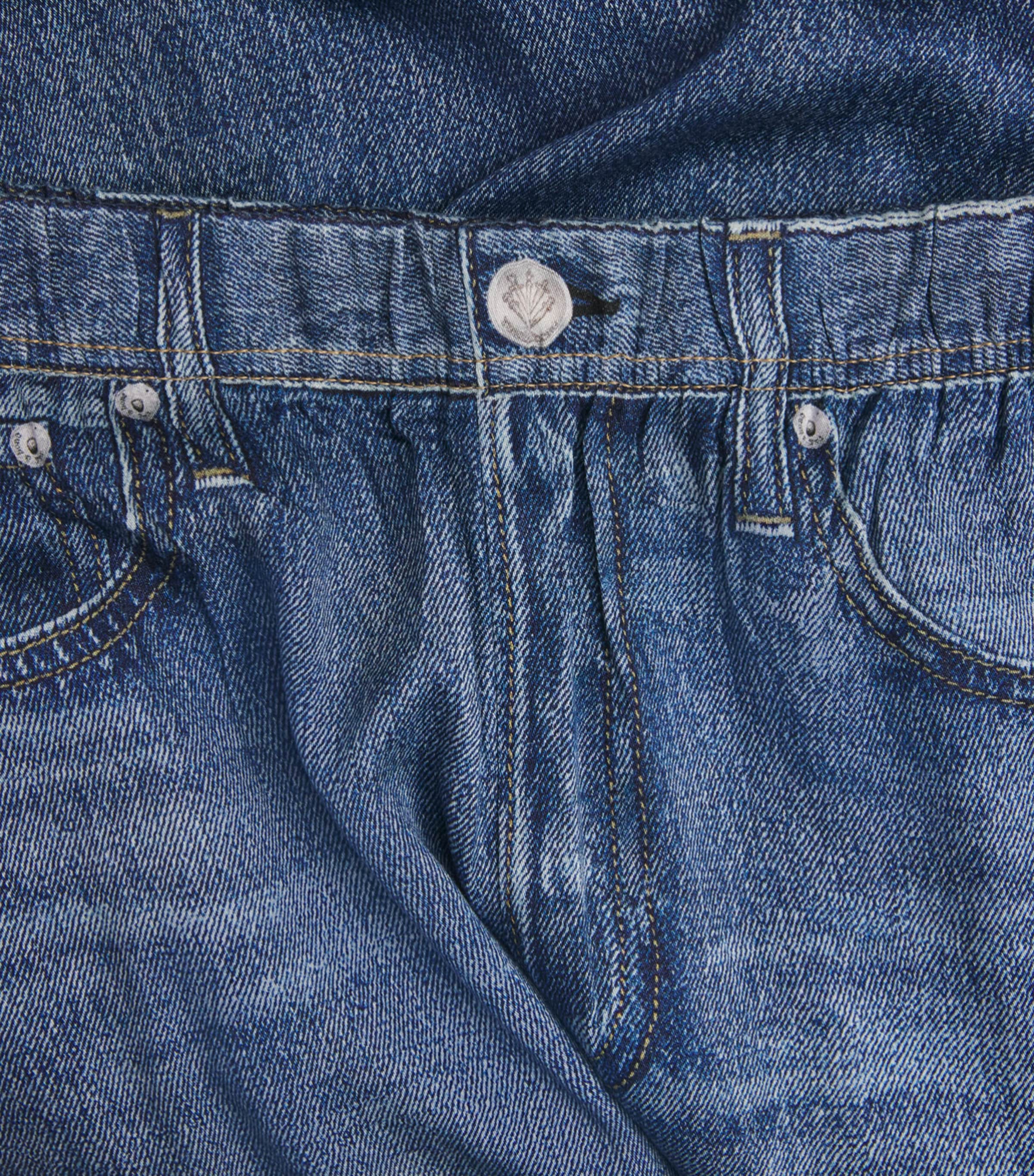 Rag & Bone Womens Miramar Denim-Effect Sweatpants Lgoon Image 6