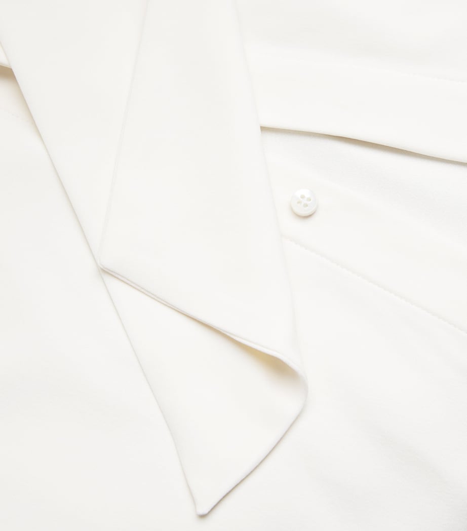 Pussybow Blouse 101 IVORY Image 5