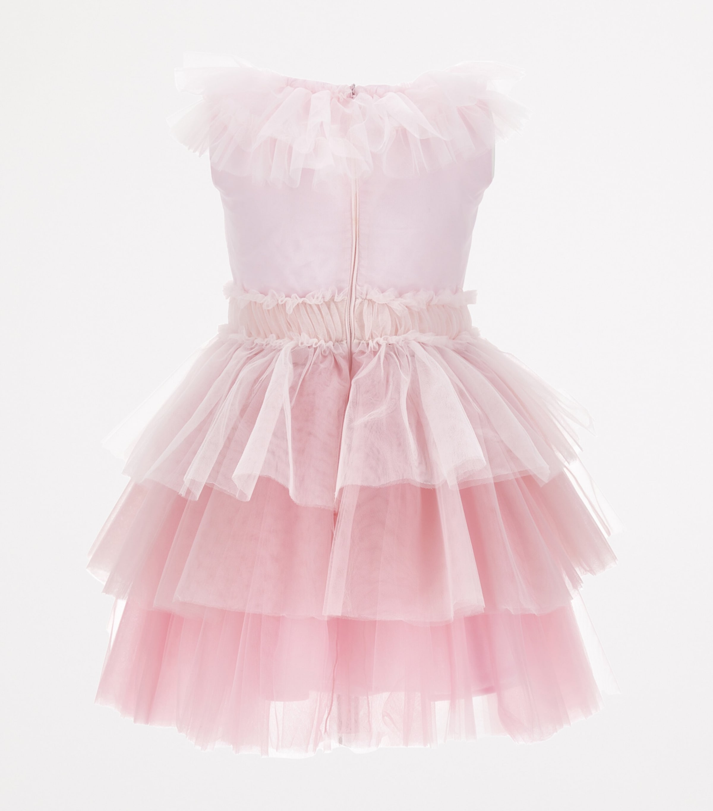 Tulle Tiered Dress (2-16 Years) ROSA DEGRADE Image 2