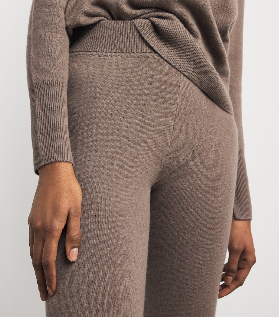 Cashmere-Blend Sweatpants MUSHROOM Image 6