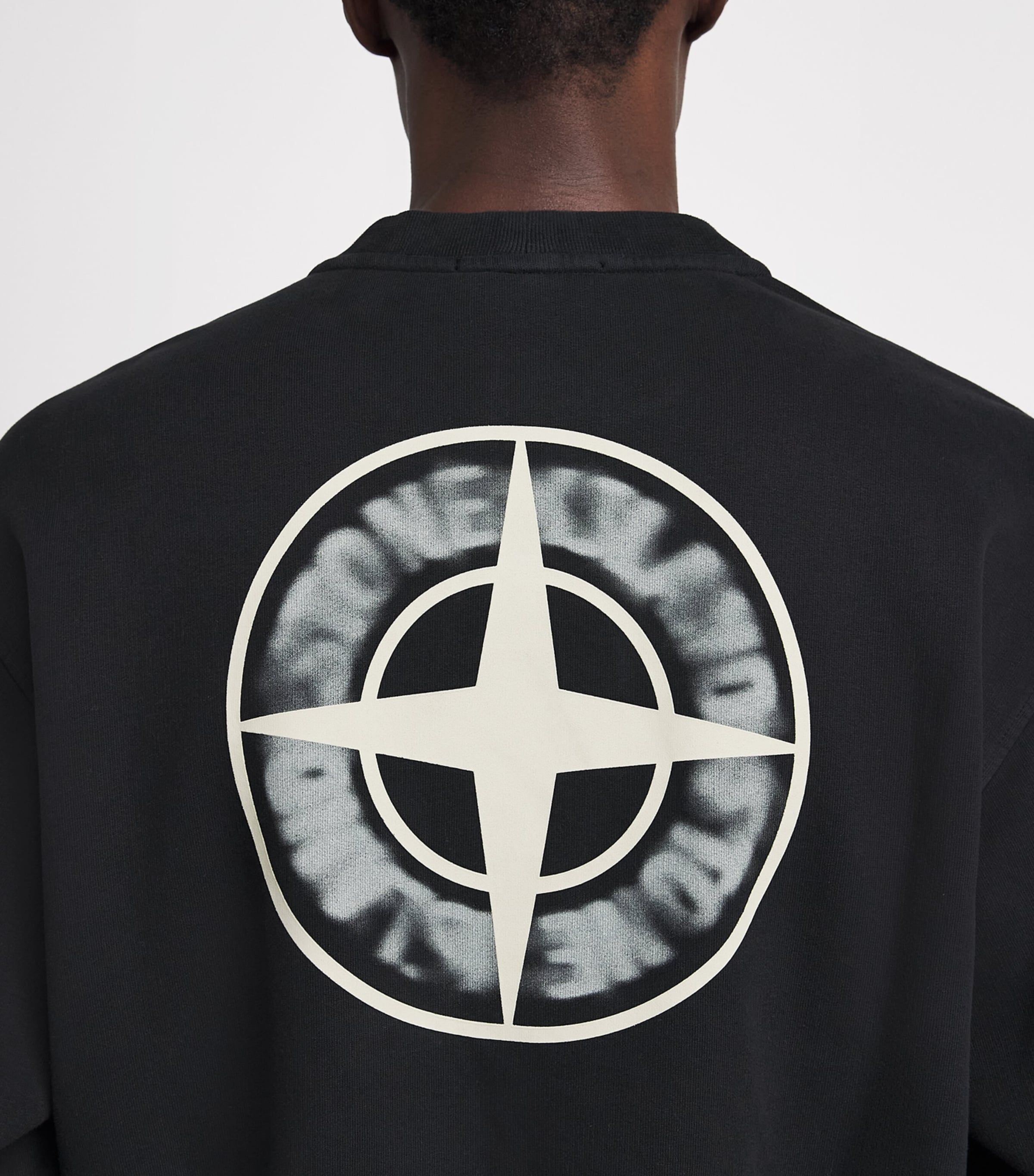 Stone Island Mens Oversized Desert Print Sweatshirt Image 3