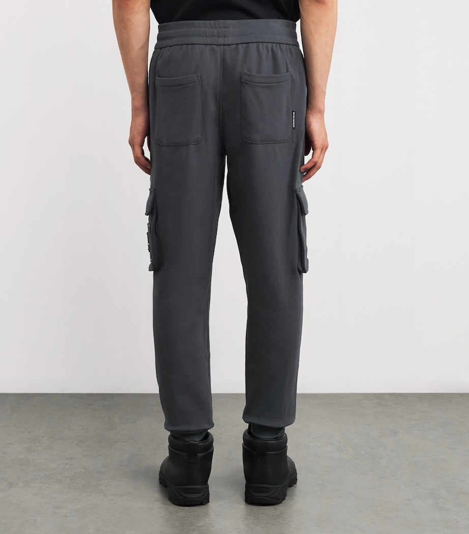 Cotton Hartsfield Cargo Sweatpants CEMENT - 1542 Image 4