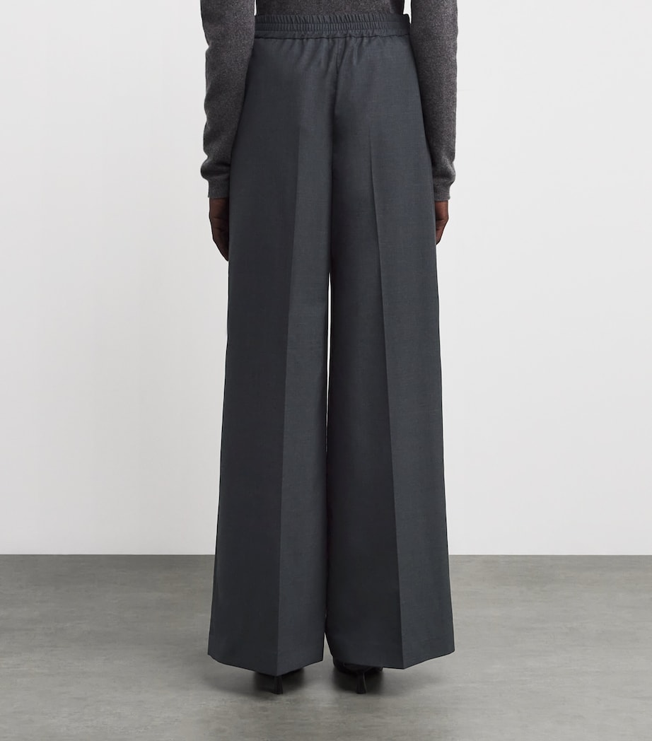 Virgin Wool Alanel Trousers SMOKE Image 4