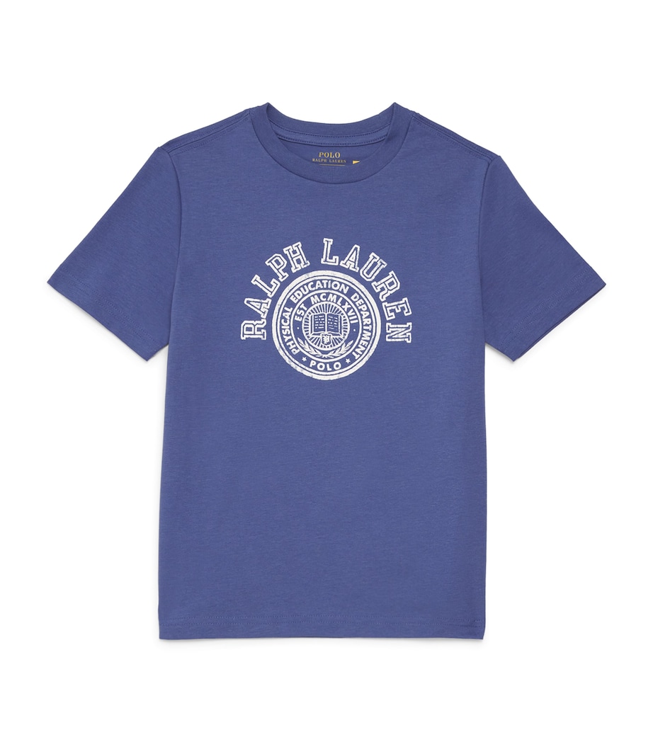 Cotton Logo T-Shirt (2-7 Years) CLASSIC BLUE Image 1