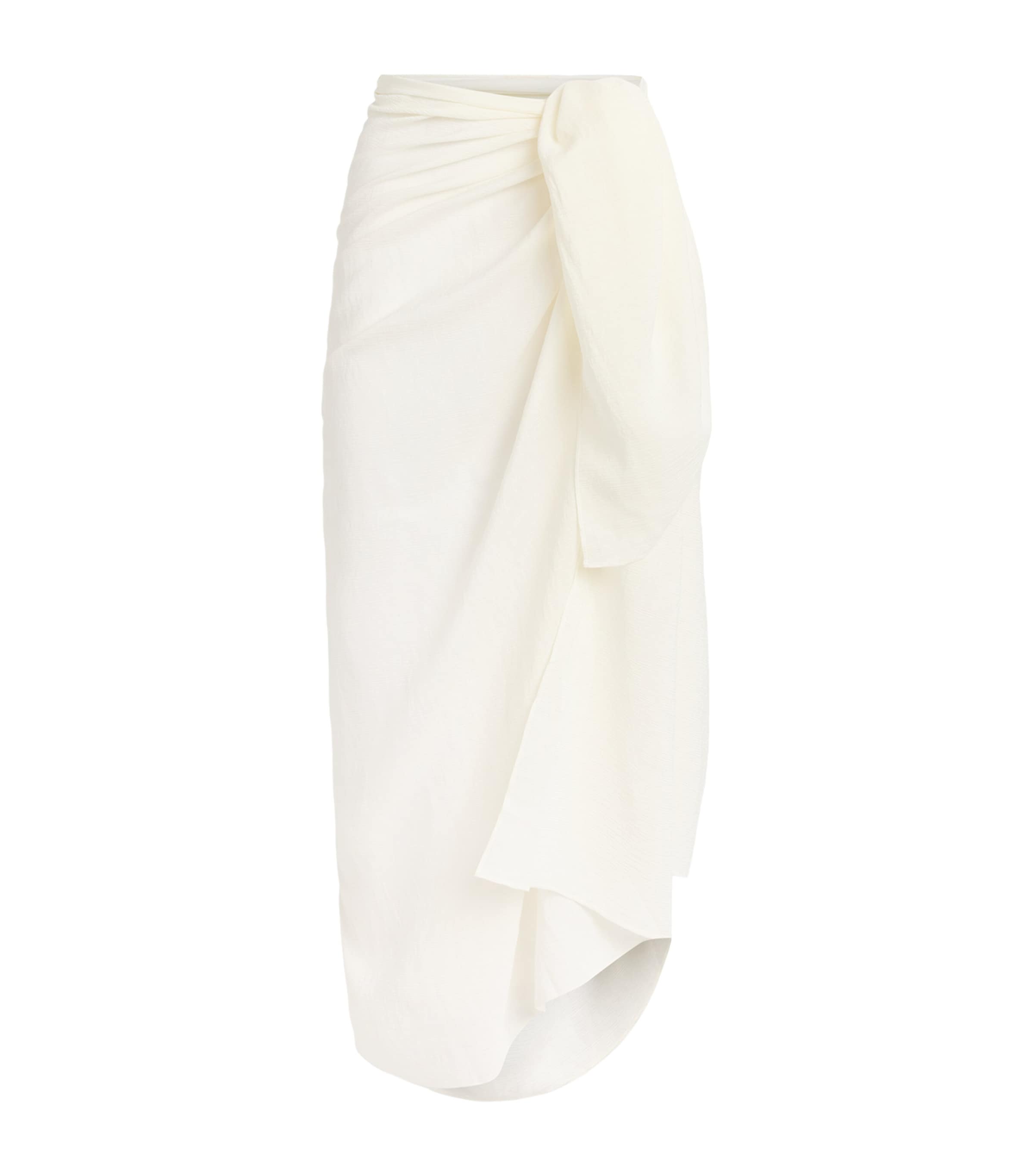 AWAY THAT DAY Womens Paros Sarong Ivory Image 1