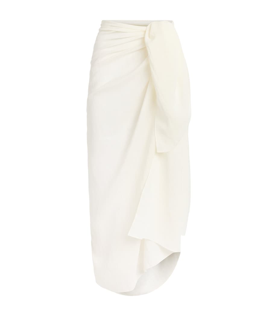 AWAY THAT DAY Womens Paros Sarong Ivory Image 1