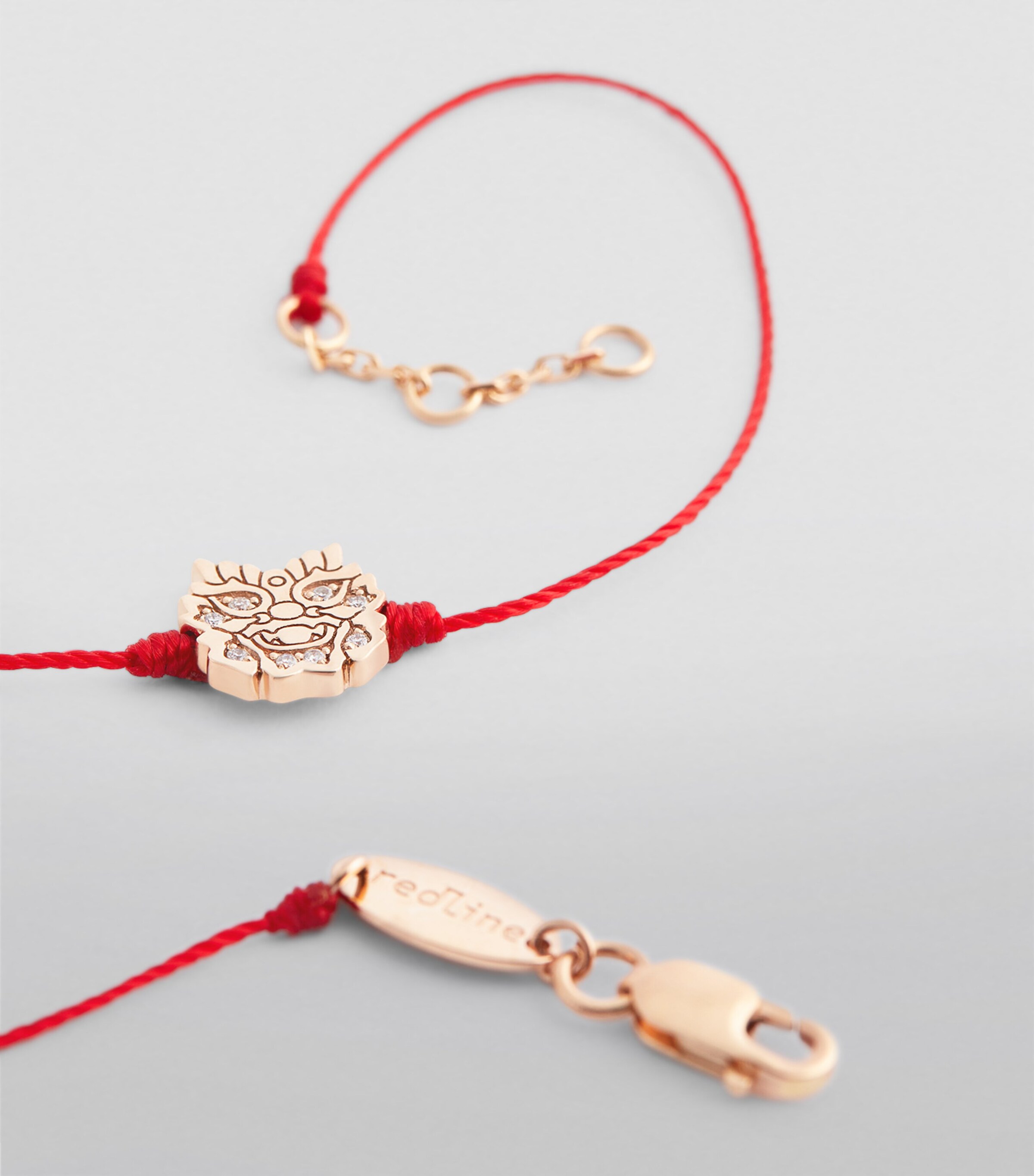 Redline Rose Gold and Diamond Lucky Dragon Bracelet Rose Gold Image 4