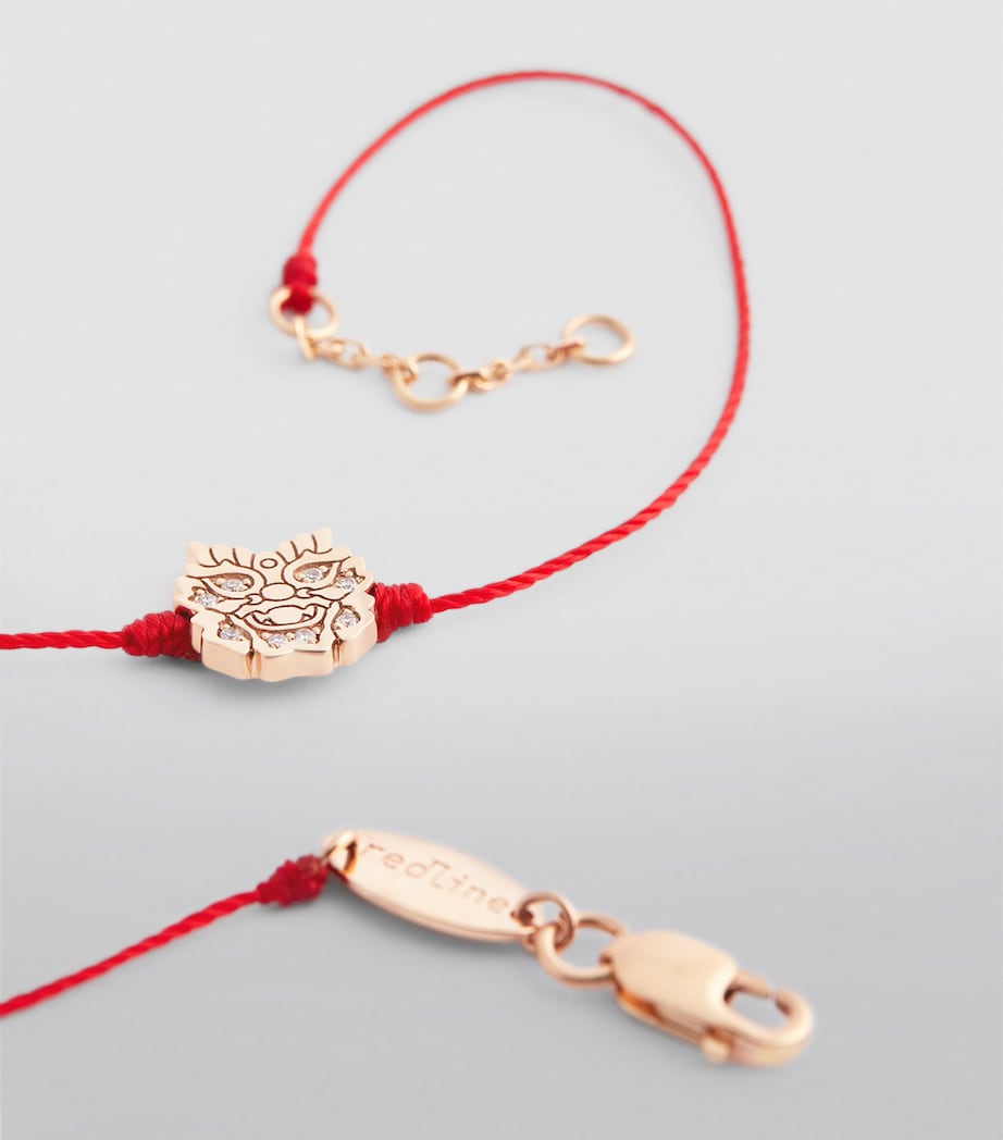 Redline Rose Gold and Diamond Lucky Dragon Bracelet Rose Gold Image 4