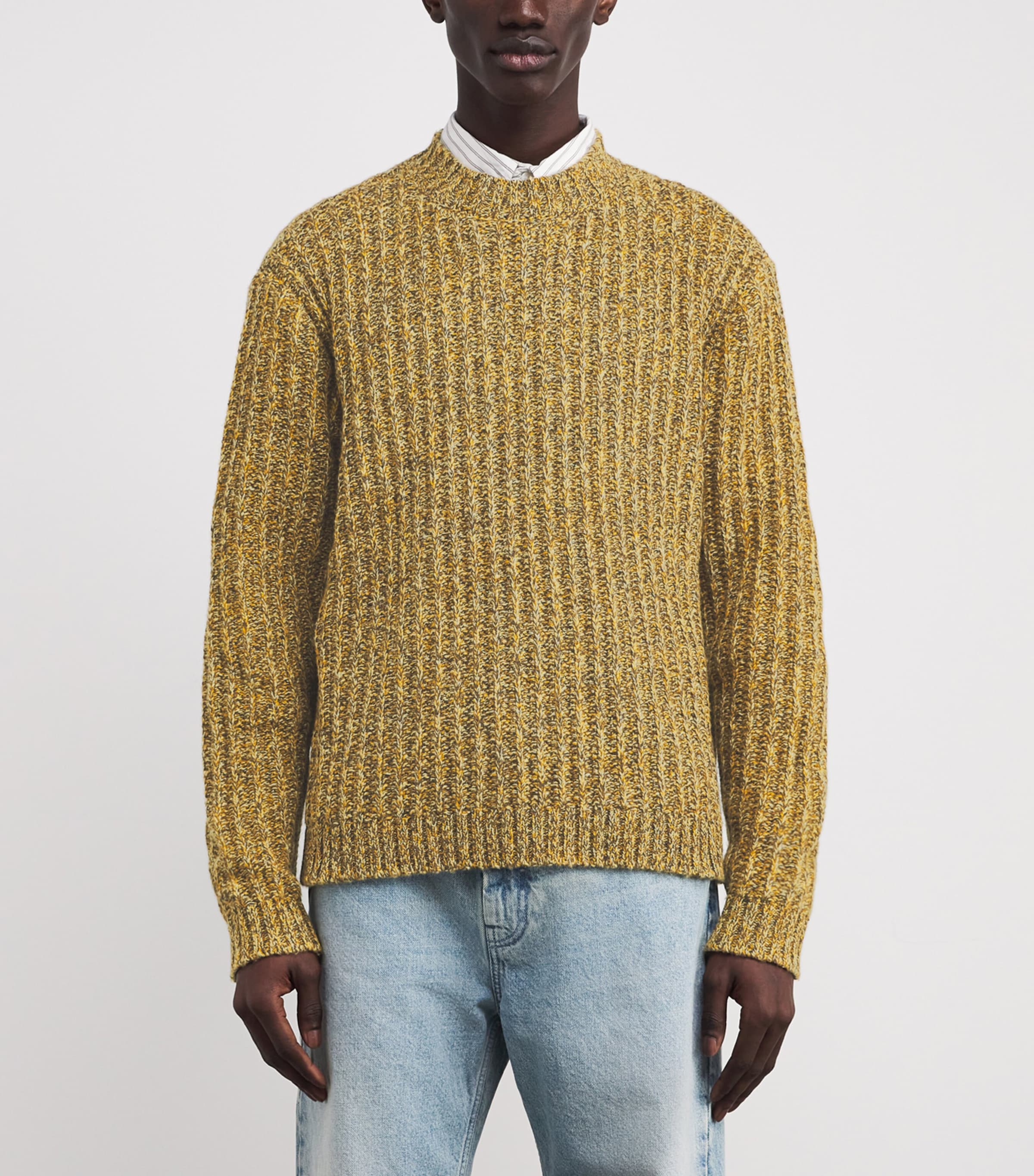 Flecked Wool Sweater HARVEST MELANGE Image 3