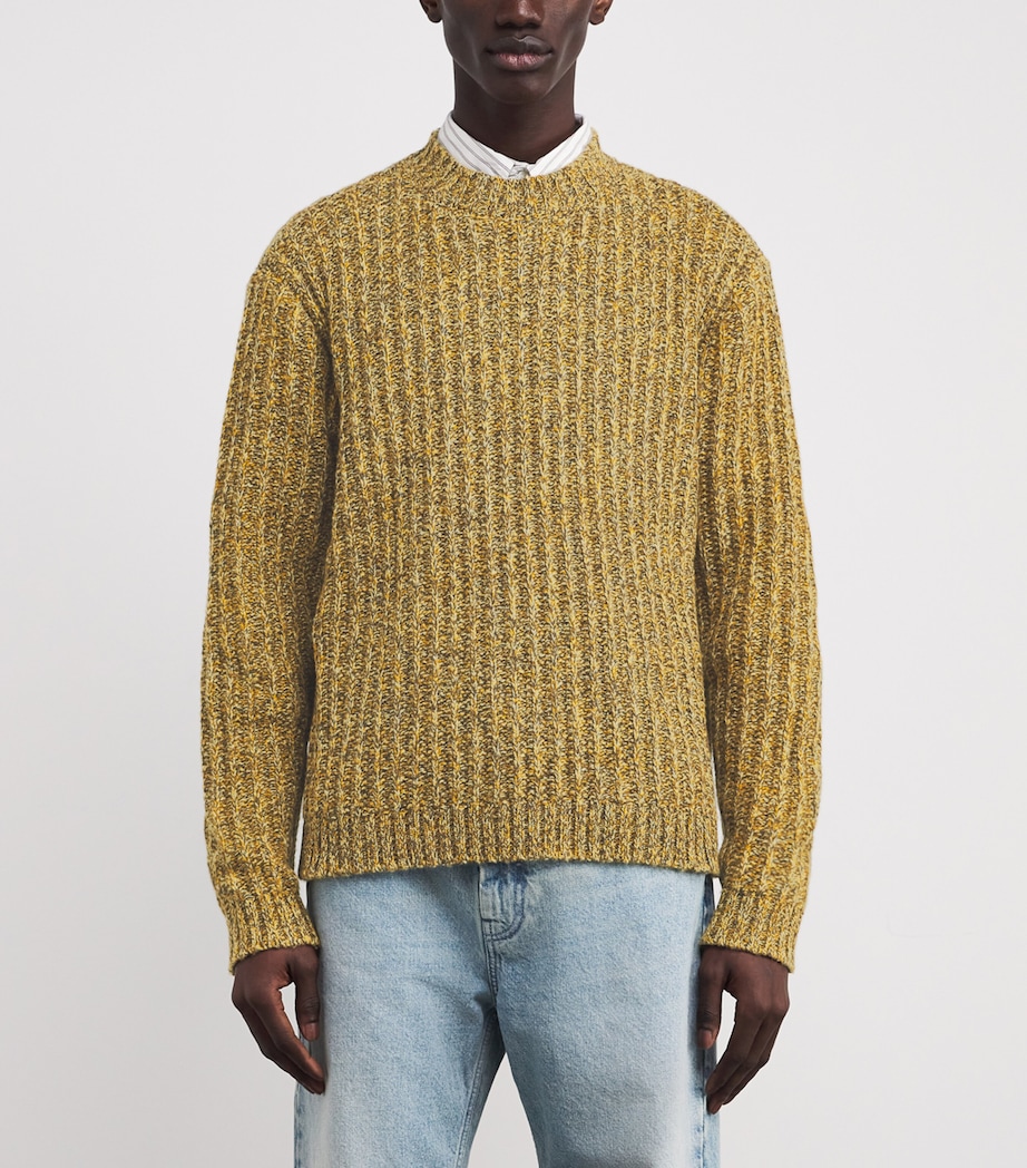 Flecked Wool Sweater HARVEST MELANGE Image 3